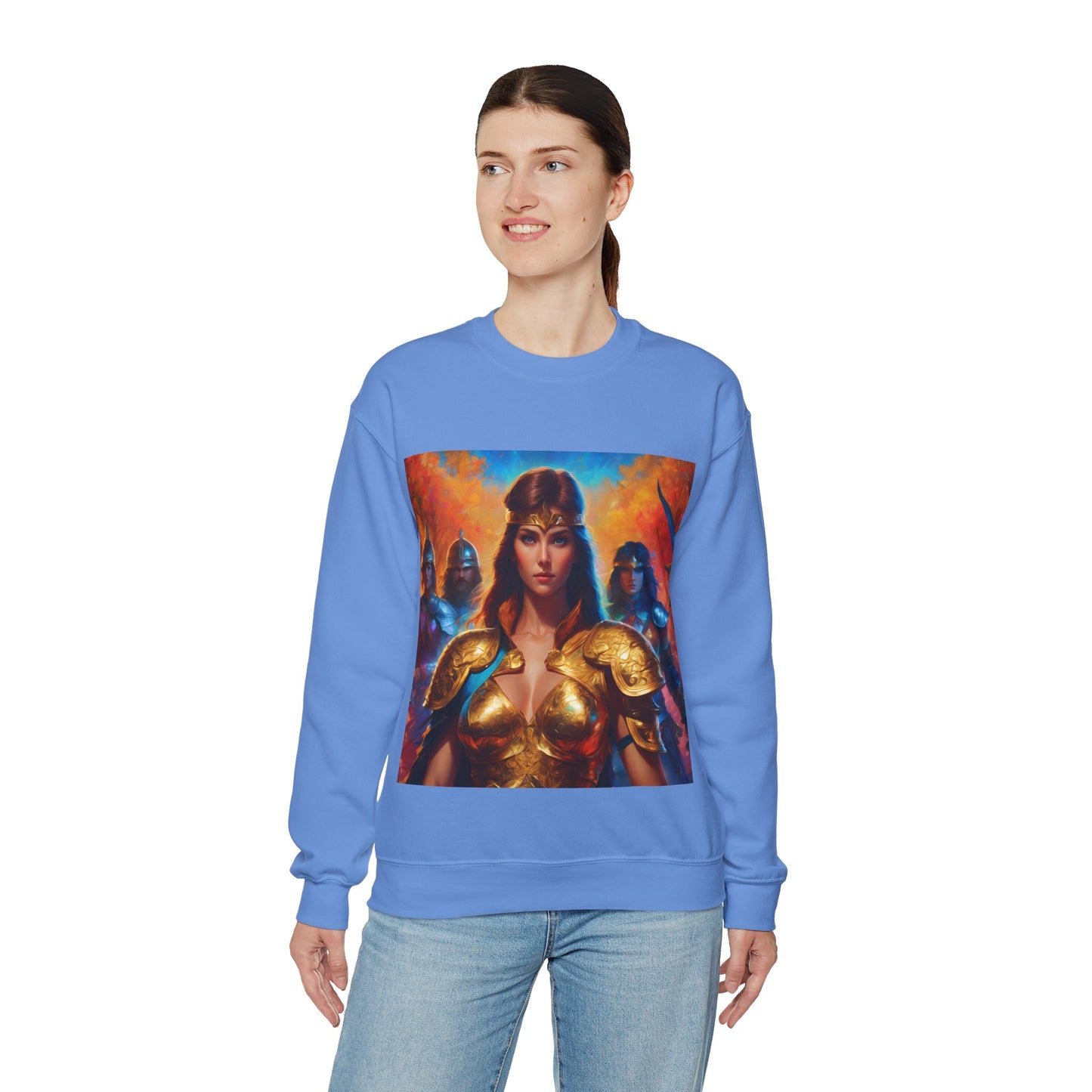 " Retro medical fantasy" Single Print Unisex Heavy Blend™ Crewneck Sweatshirt