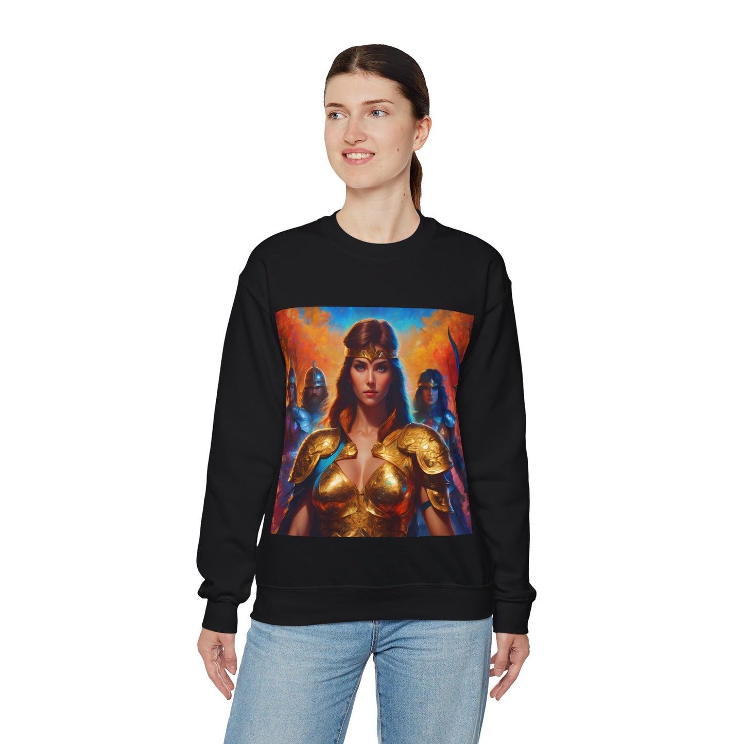 " Retro medical fantasy" Single Print Unisex Heavy Blend™ Crewneck Sweatshirt