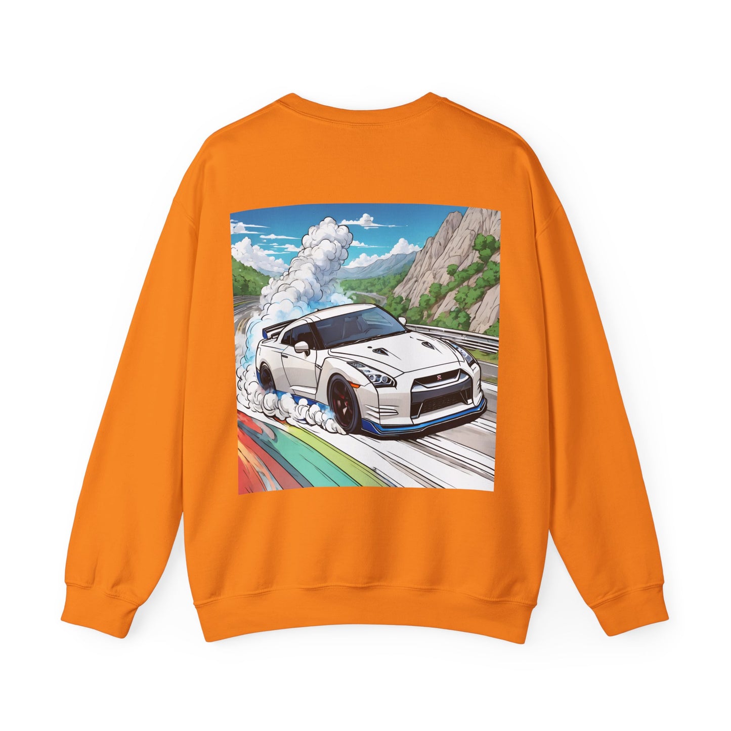 " Go, Go, Go Racing !!!!!!" Double Print Unisex Heavy Blend™ Crewneck Sweatshirt