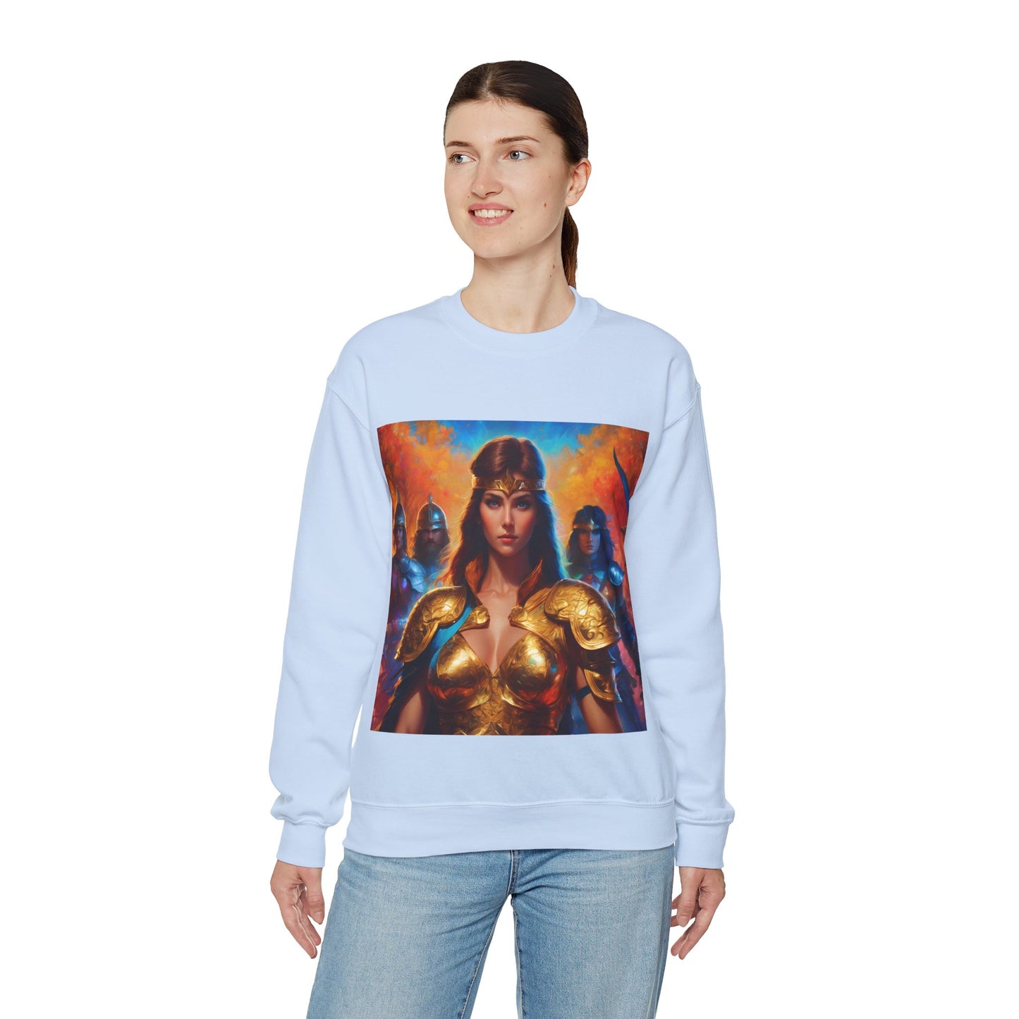 " Retro medical fantasy" Single Print Unisex Heavy Blend™ Crewneck Sweatshirt