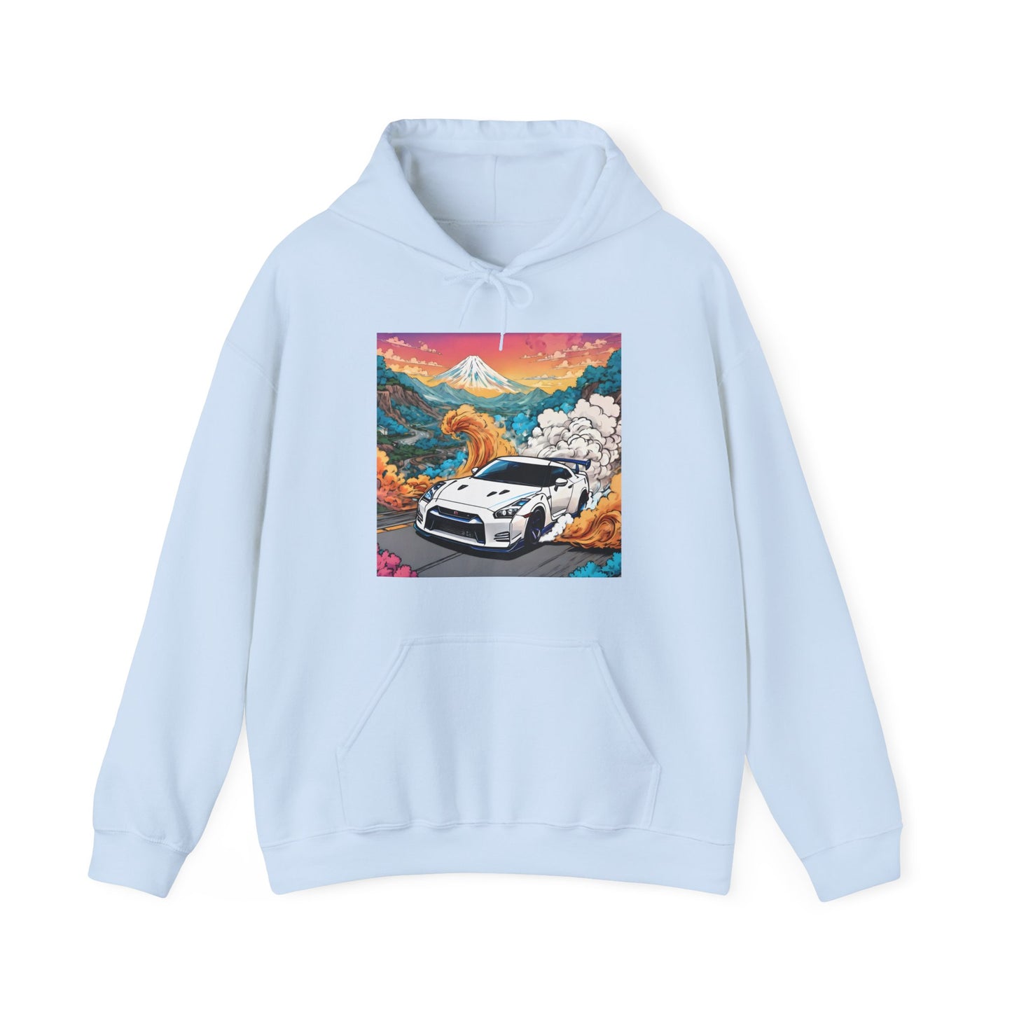 " Go, Go, Go Racing !!!!!!" Single Print Unisex Heavy Blend™ Hooded Sweatshirt
