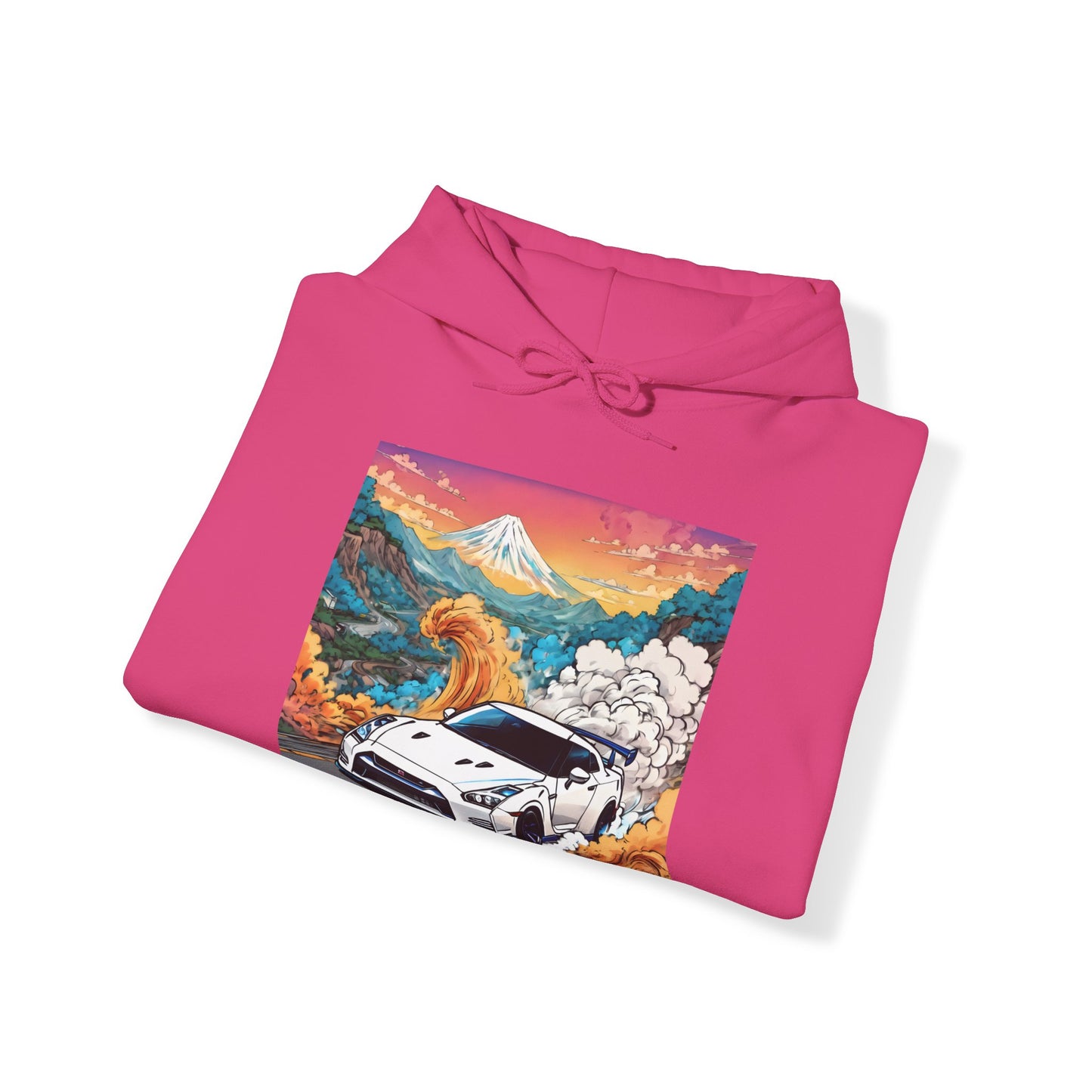 " Go, Go, Go Racing !!!!!!" Single Print Unisex Heavy Blend™ Hooded Sweatshirt