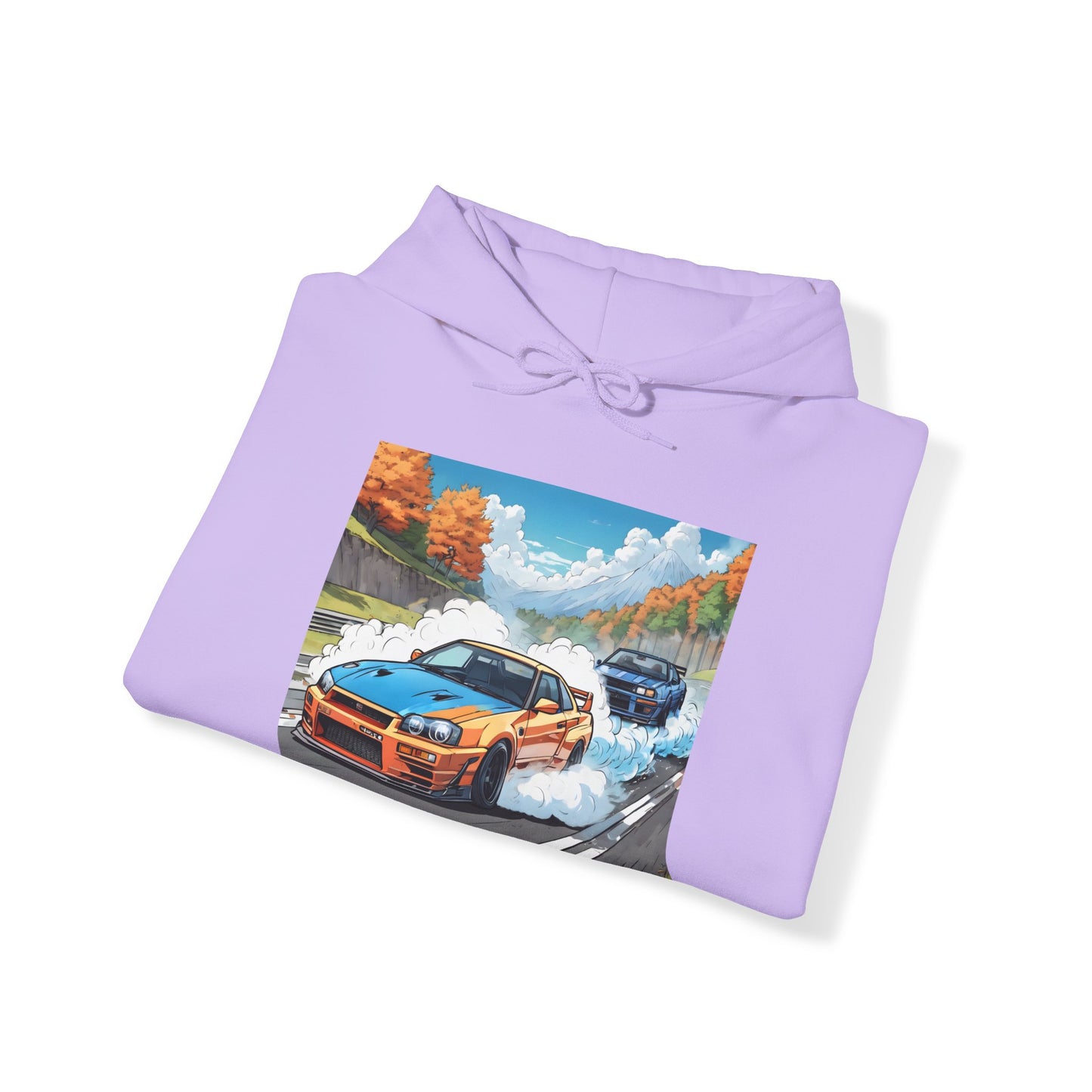 " Go, Go, Go Racing !!!!!!" Double Print Unisex Heavy Blend™ Hooded Sweatshirt