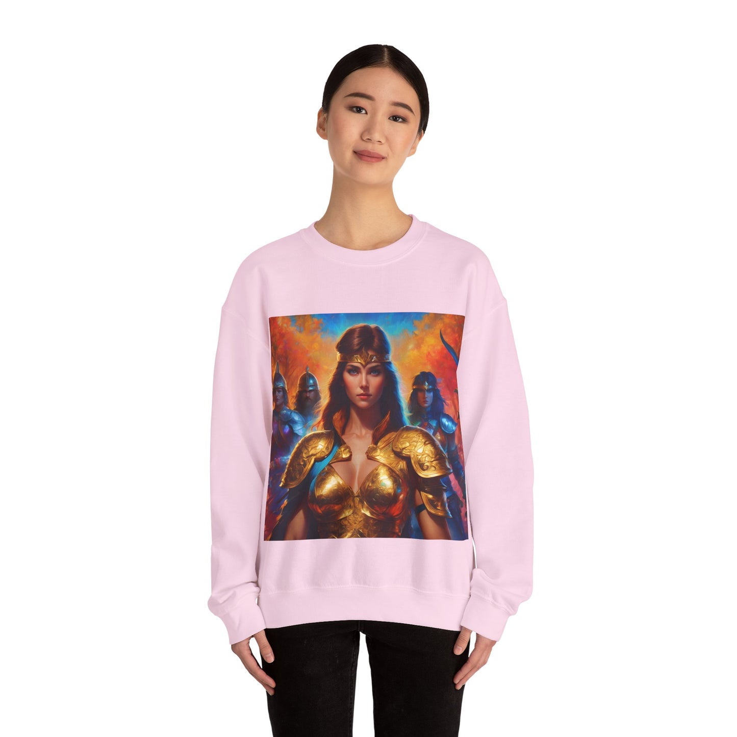 " Retro medical fantasy" Single Print Unisex Heavy Blend™ Crewneck Sweatshirt