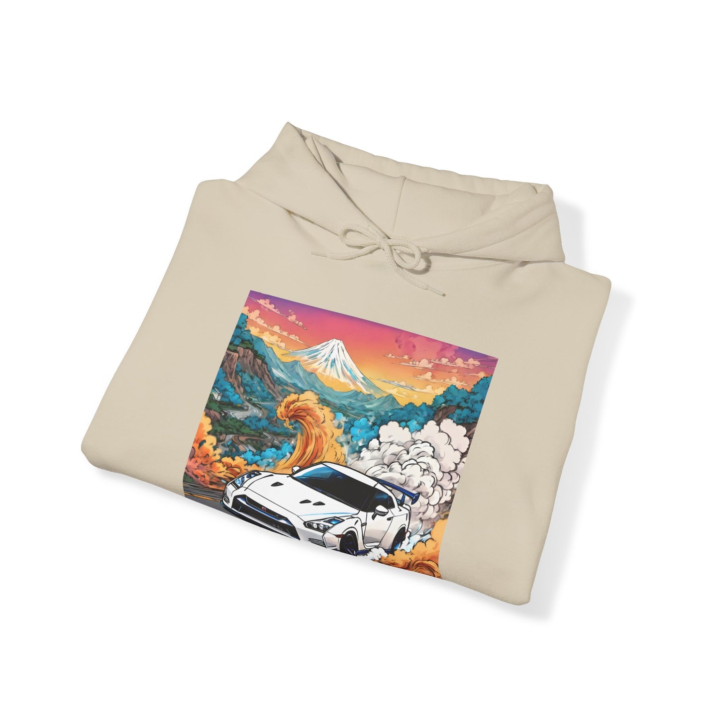 " Go, Go, Go Racing !!!!!!" Single Print Unisex Heavy Blend™ Hooded Sweatshirt