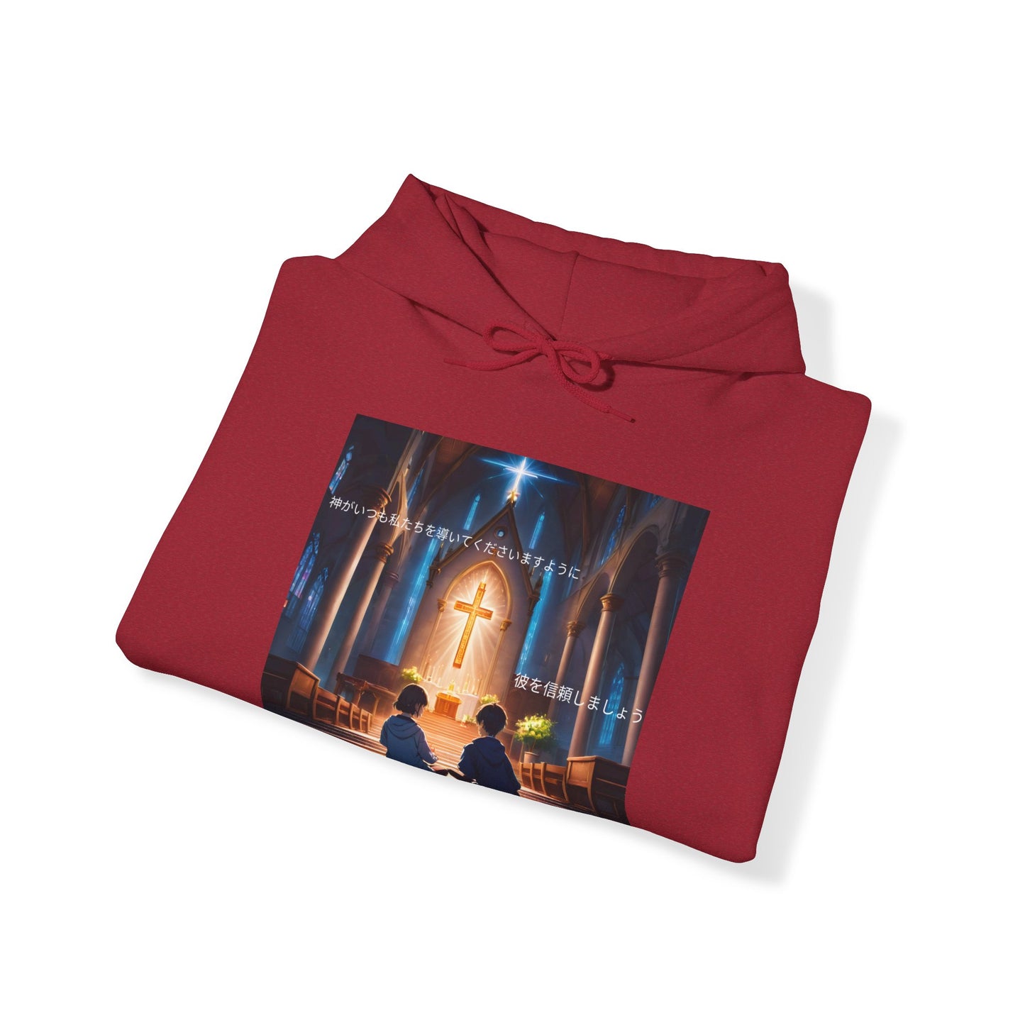 "In God we trust" Single Print Unisex Heavy Blend™ Hooded Sweatshirt