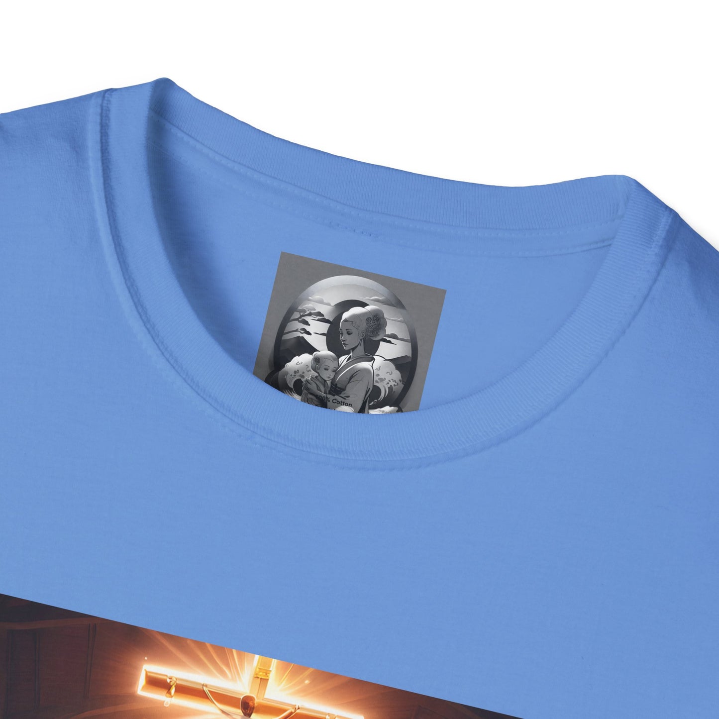 "In God we trust" Double Print Unisex Softstyle T-Shirt
