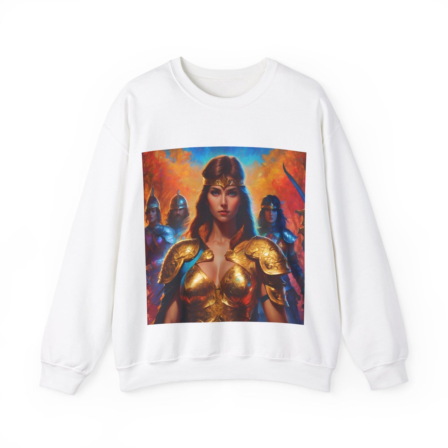 " Retro medical fantasy" Single Print Unisex Heavy Blend™ Crewneck Sweatshirt