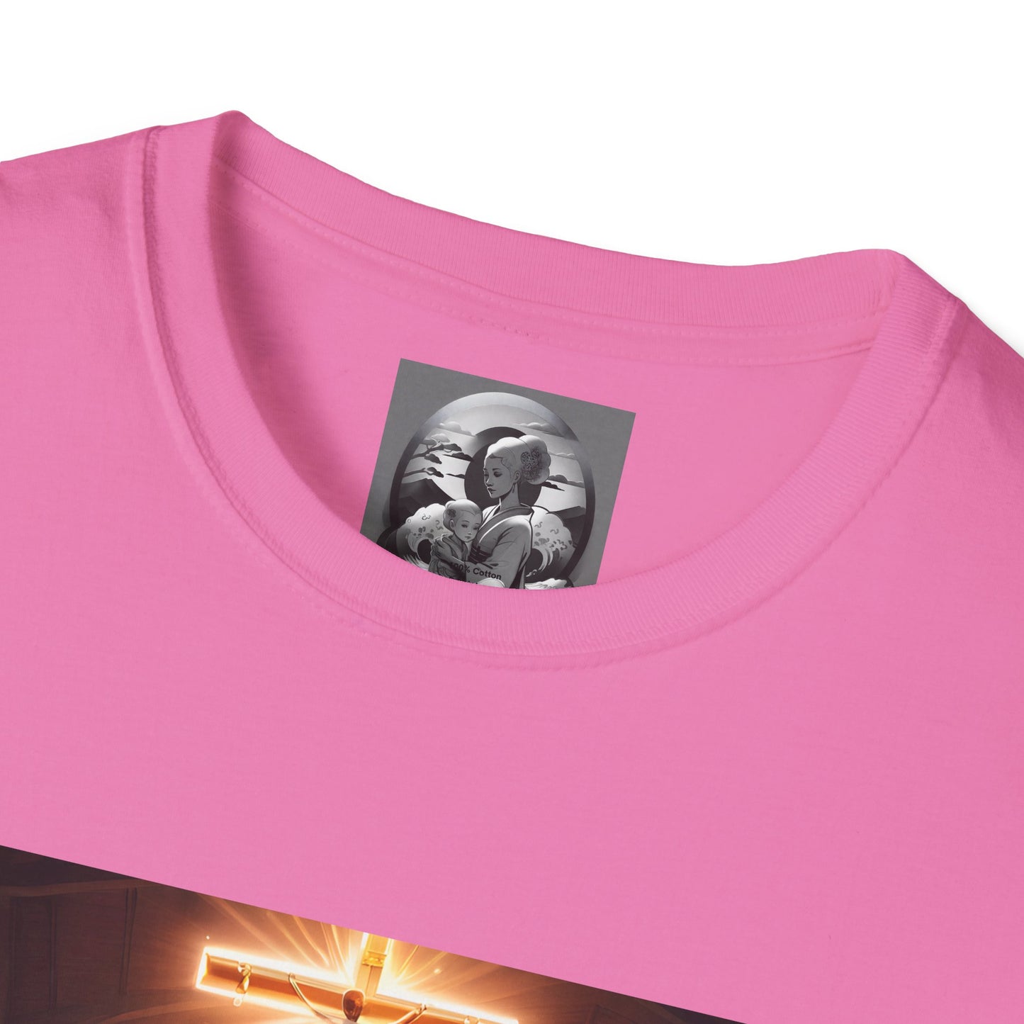 "In God we trust" Double Print Unisex Softstyle T-Shirt