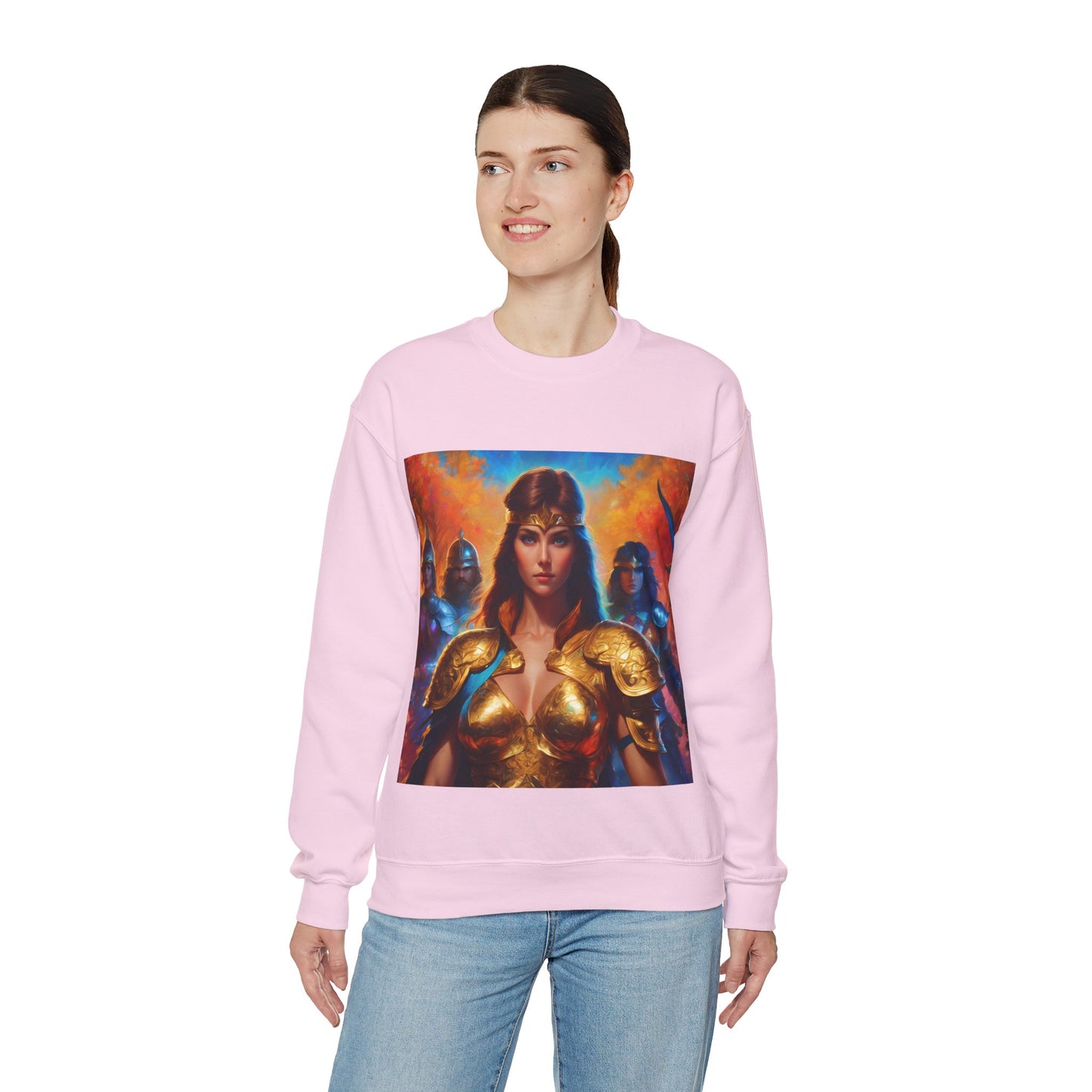 " Retro medical fantasy" Single Print Unisex Heavy Blend™ Crewneck Sweatshirt