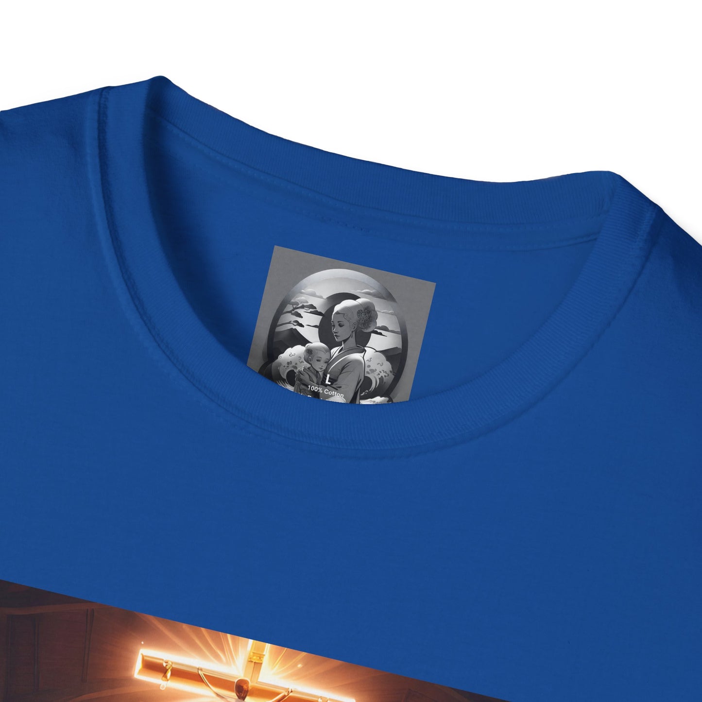 "In God we trust" Double Print Unisex Softstyle T-Shirt