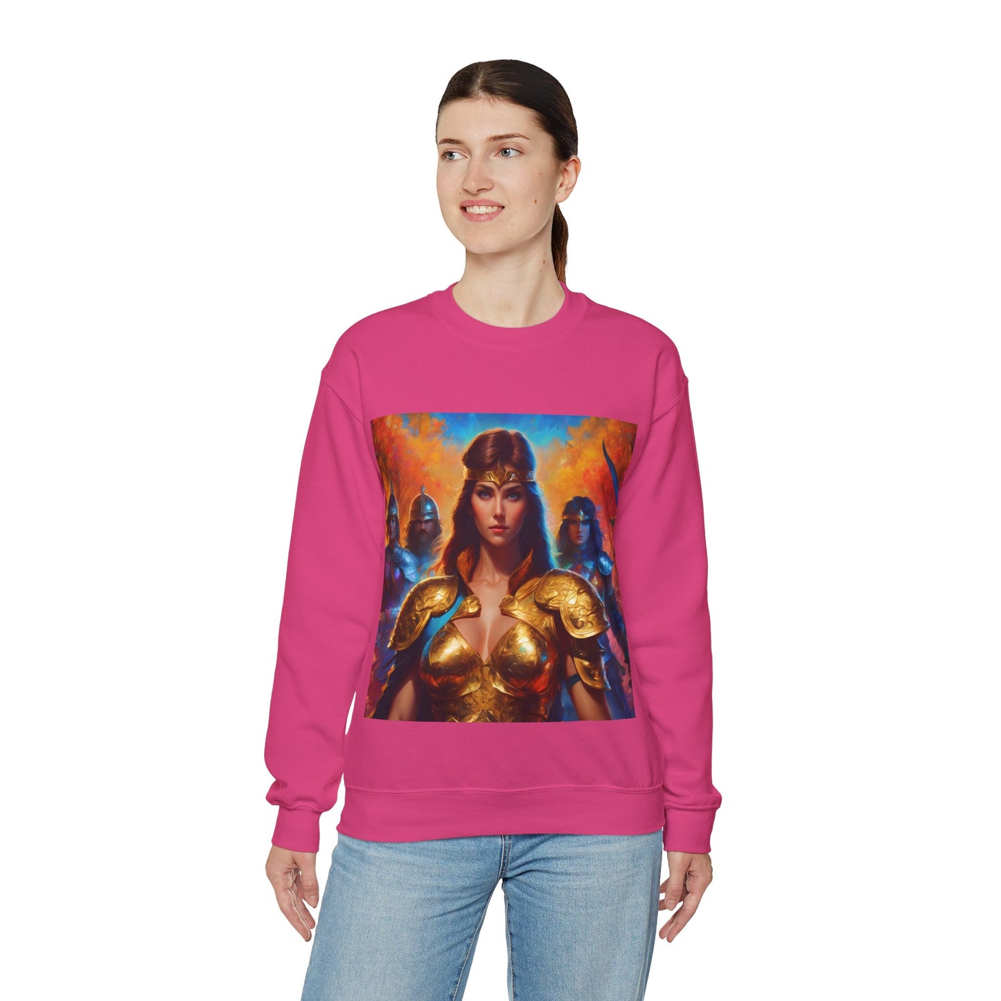" Retro medical fantasy" Single Print Unisex Heavy Blend™ Crewneck Sweatshirt