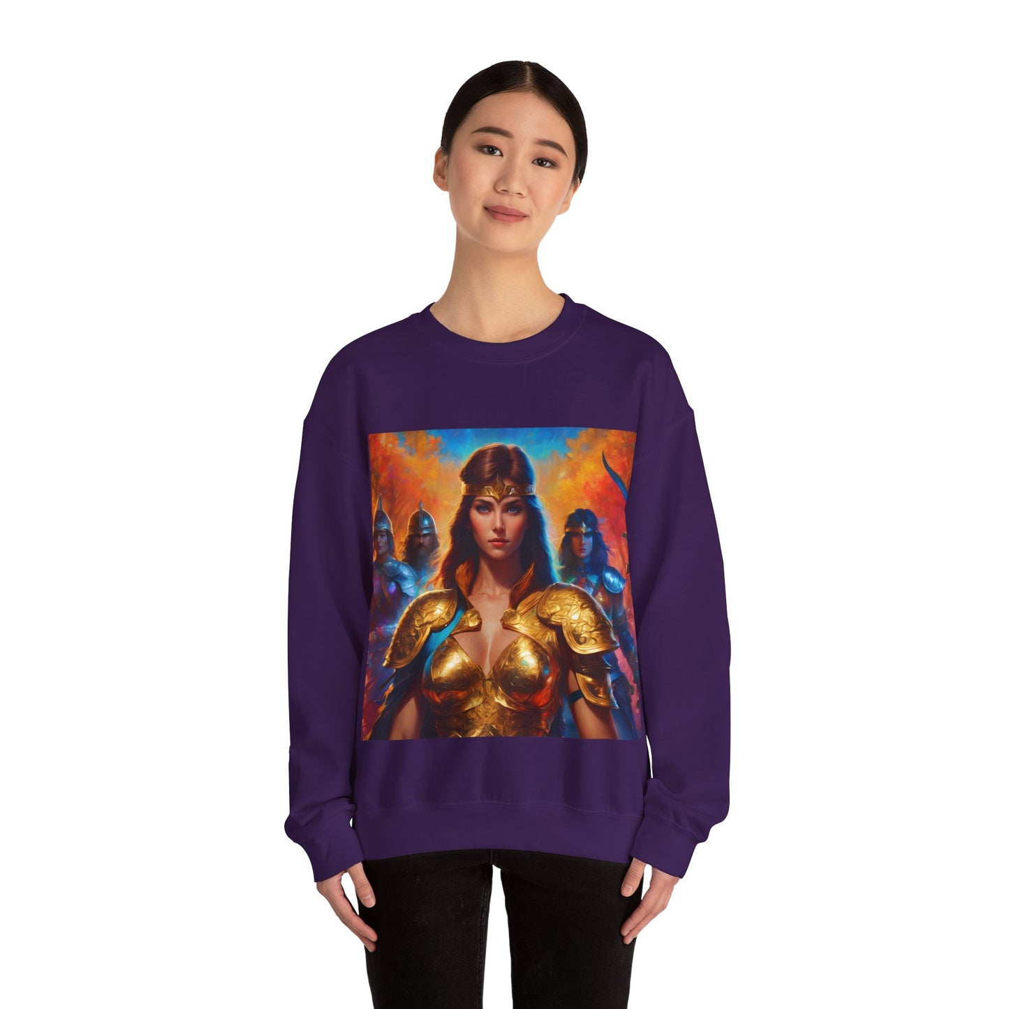 " Retro medical fantasy" Single Print Unisex Heavy Blend™ Crewneck Sweatshirt