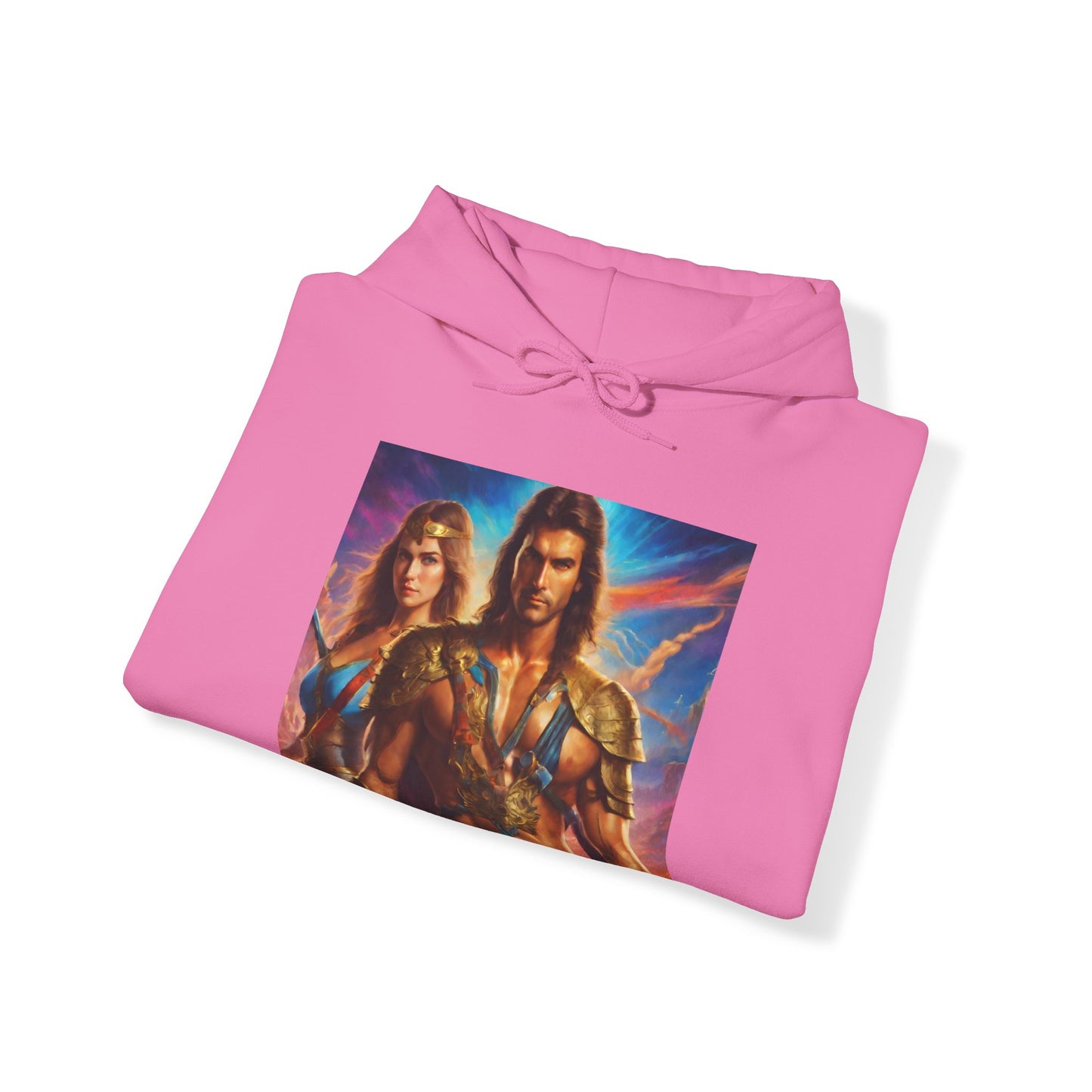 "80s medieval fantasy" Single Print Unisex Heavy Blend™ Hooded Sweatshirt