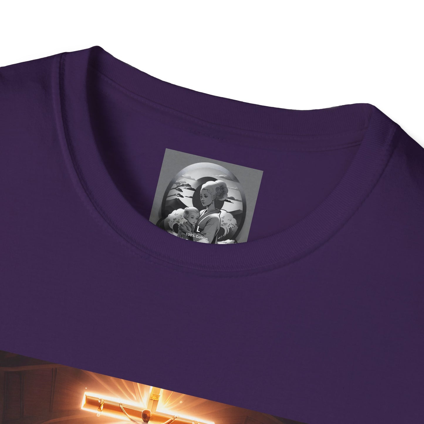 "In God we trust" Double Print Unisex Softstyle T-Shirt