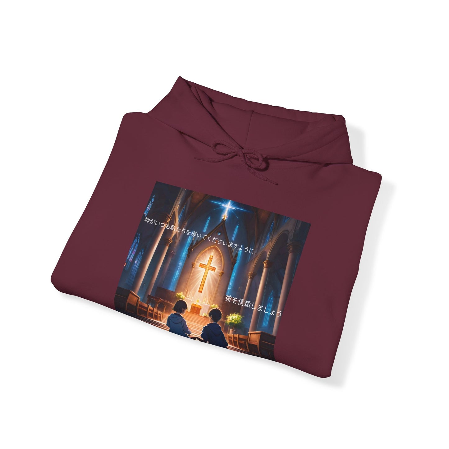 "In God we trust" Single Print Unisex Heavy Blend™ Hooded Sweatshirt