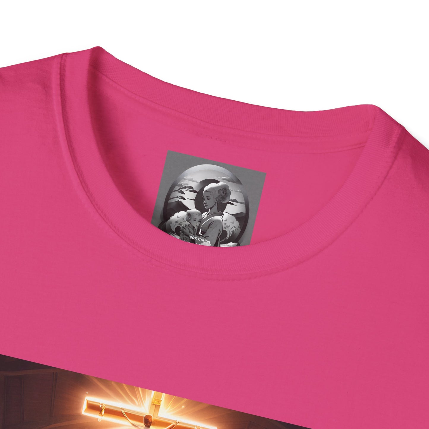 "In God we trust" Double Print Unisex Softstyle T-Shirt