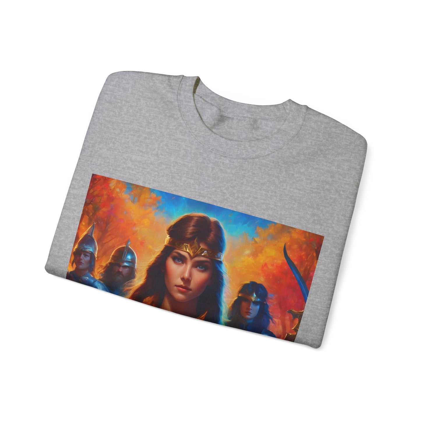 " Retro medical fantasy" Single Print Unisex Heavy Blend™ Crewneck Sweatshirt