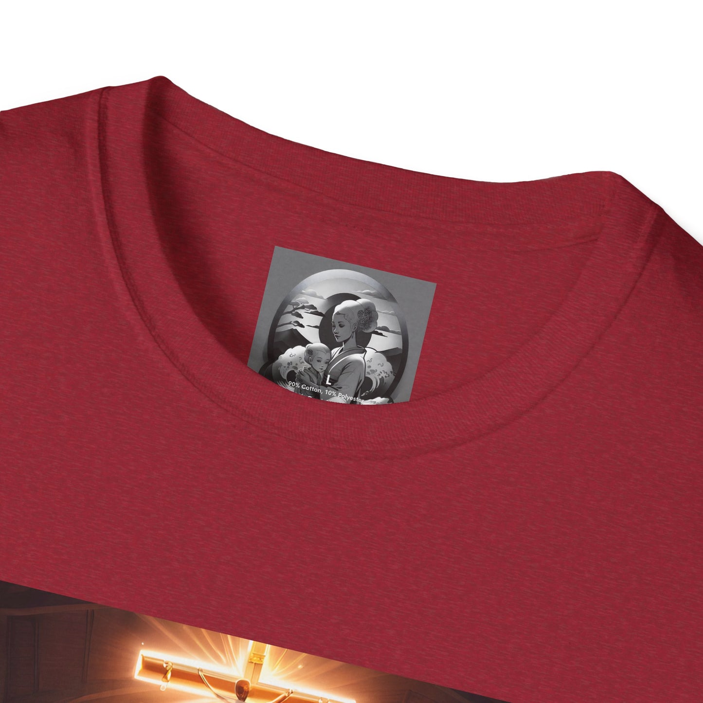 "In God we trust" Double Print Unisex Softstyle T-Shirt