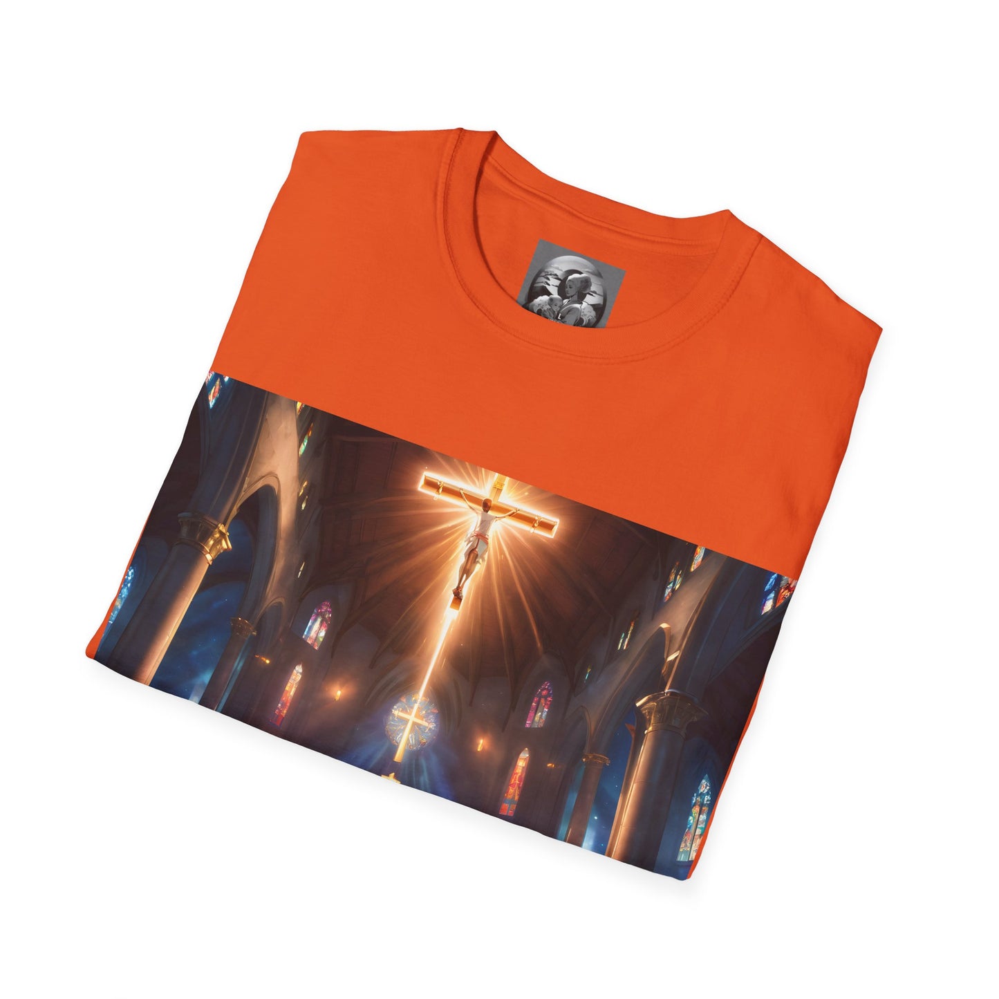 "In God we trust" Double Print Unisex Softstyle T-Shirt