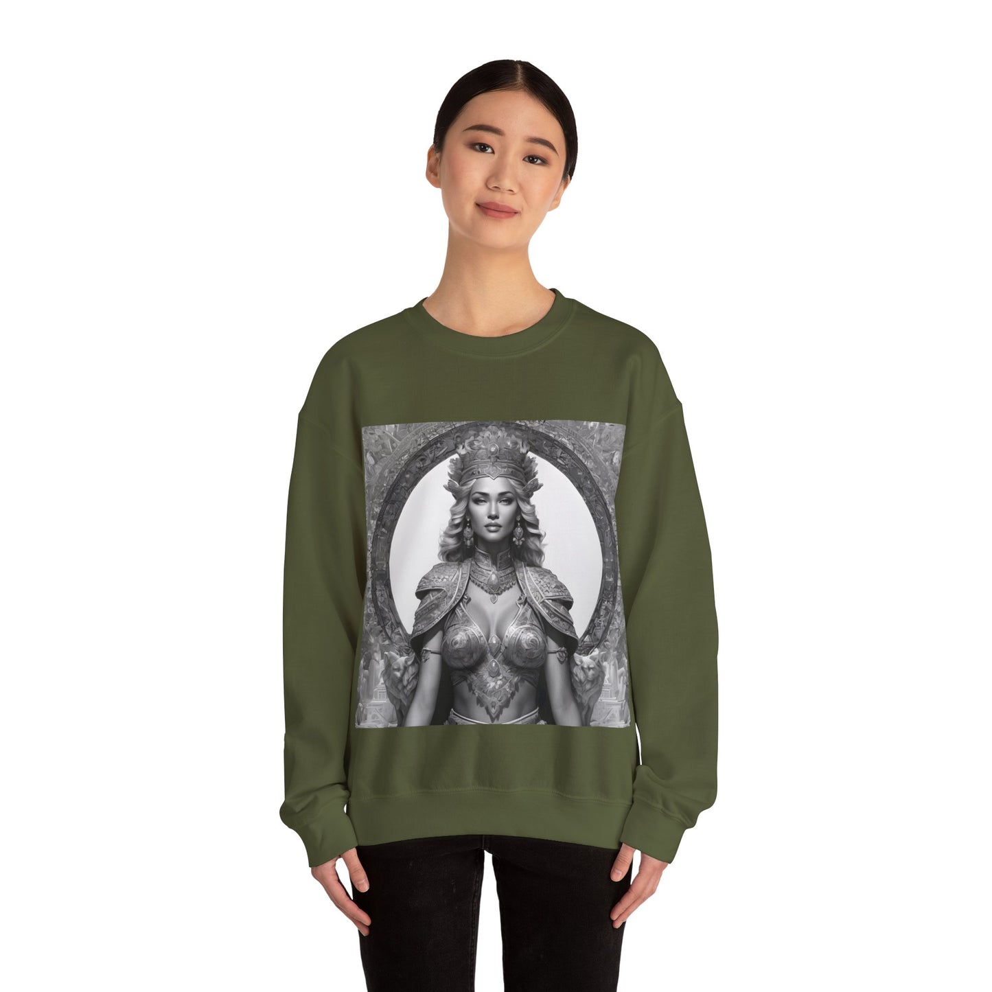 "Queen of Heritage" Unisex Heavy Blend™ Crewneck Sweatshirt
