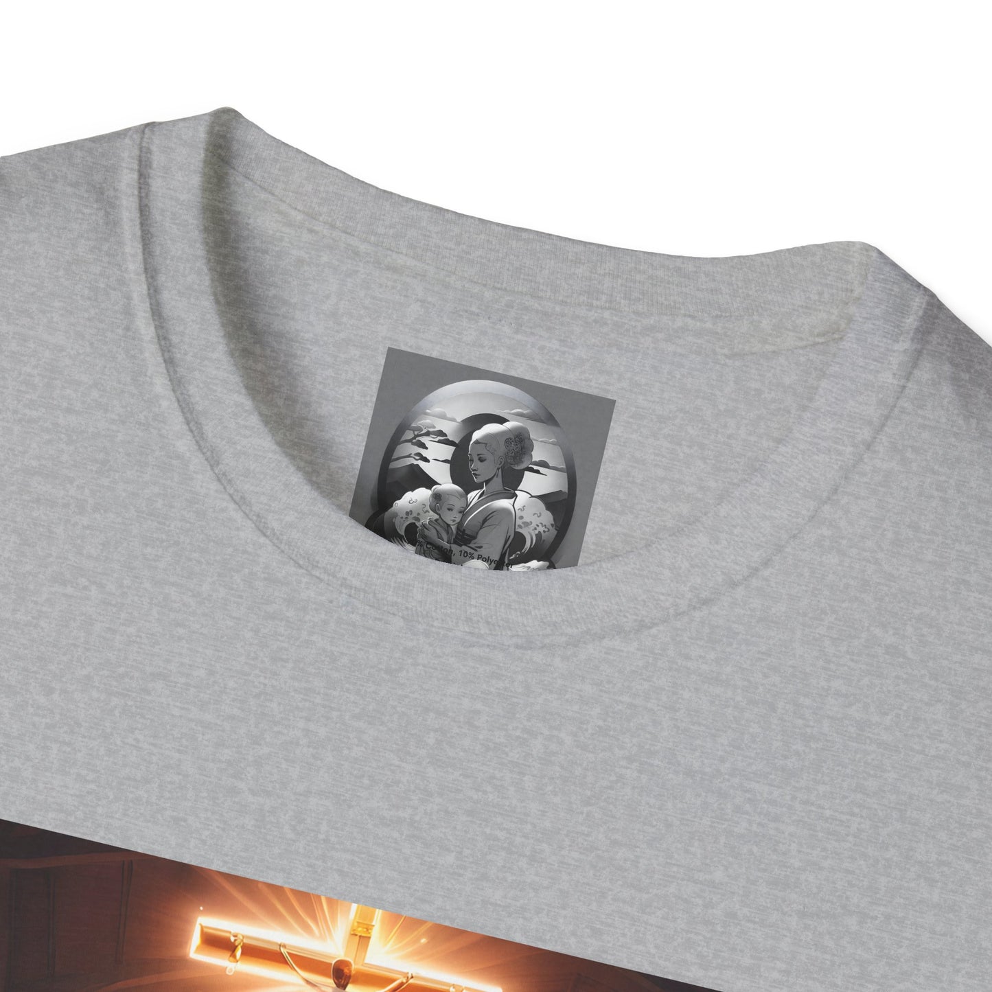 "In God we trust" Double Print Unisex Softstyle T-Shirt