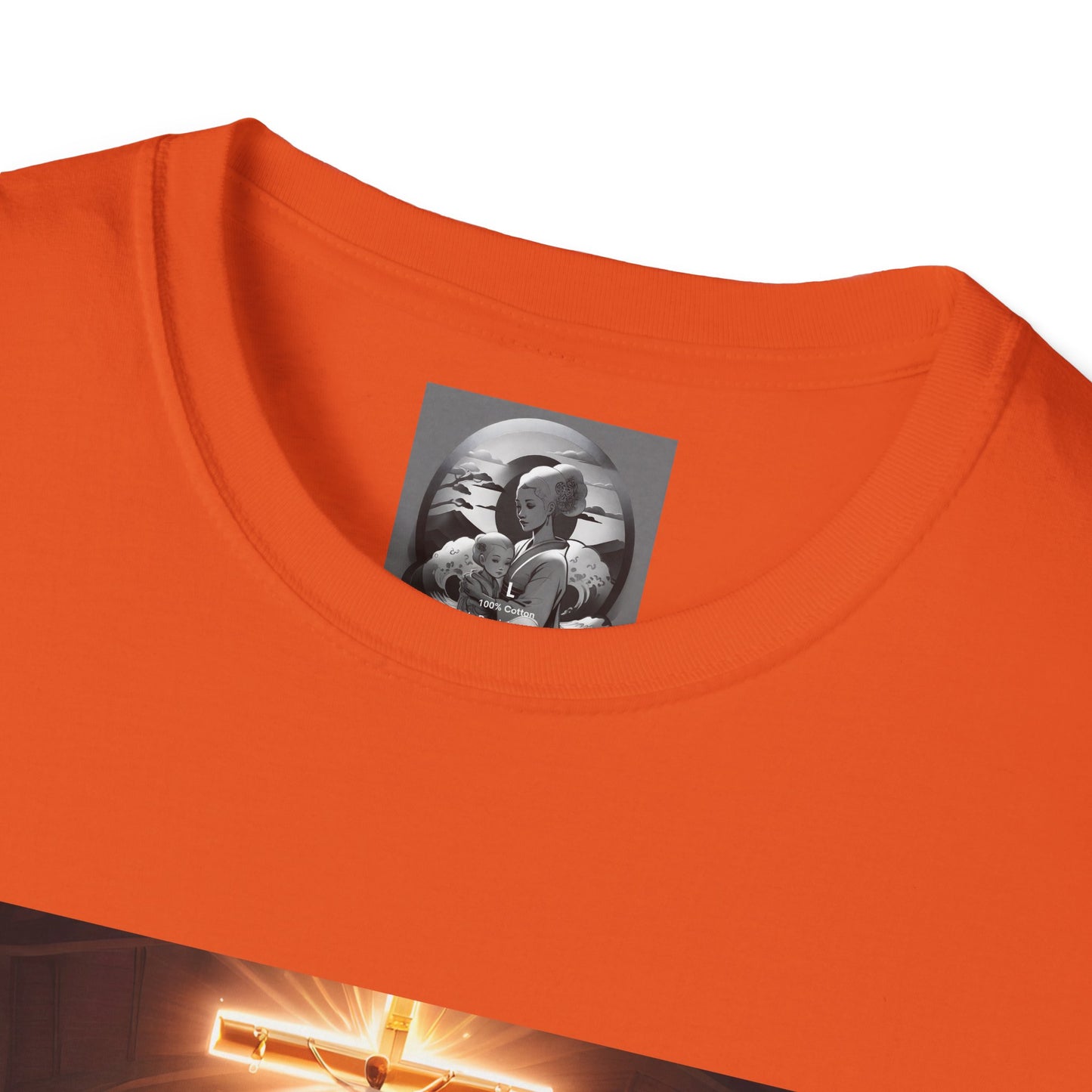"In God we trust" Double Print Unisex Softstyle T-Shirt