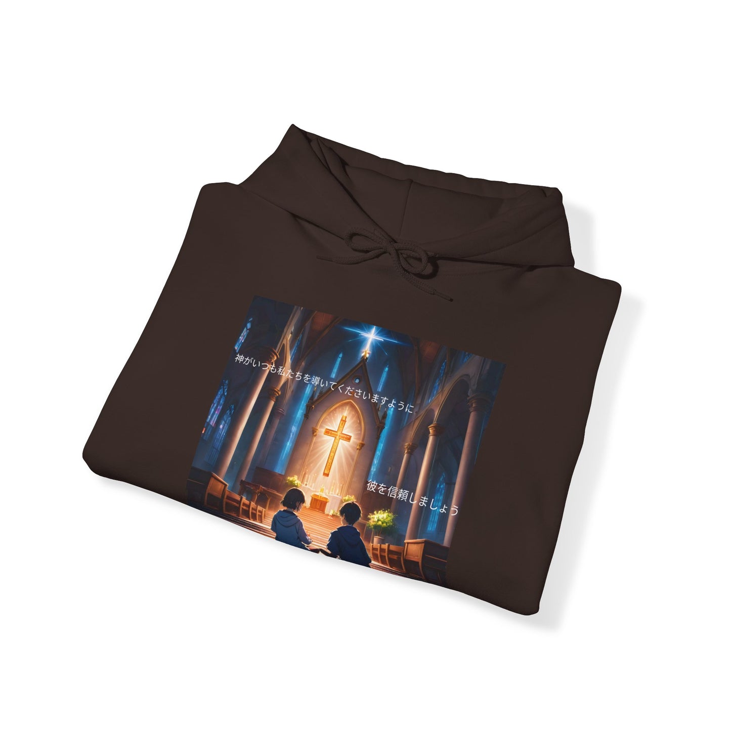 "In God we trust" Single Print Unisex Heavy Blend™ Hooded Sweatshirt