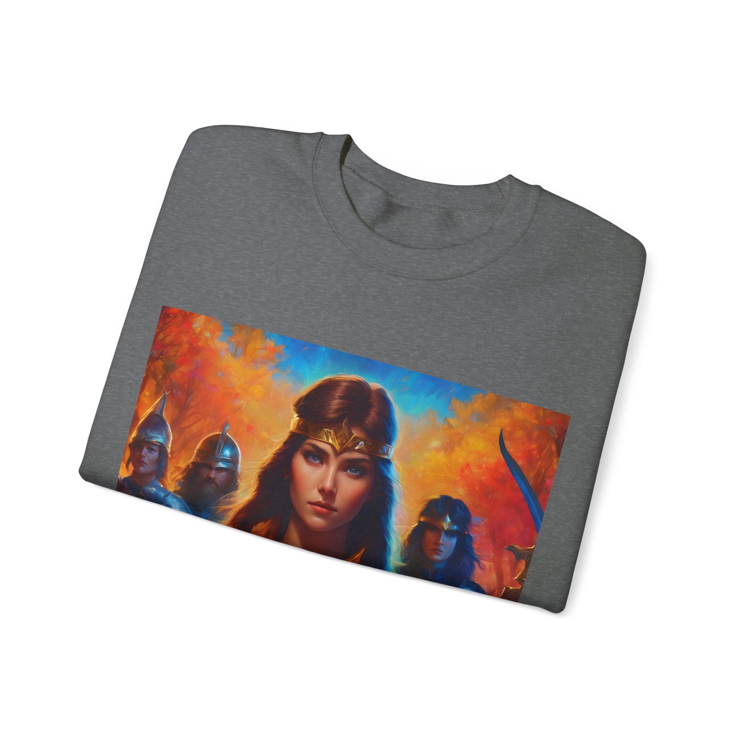 " Retro medical fantasy" Single Print Unisex Heavy Blend™ Crewneck Sweatshirt