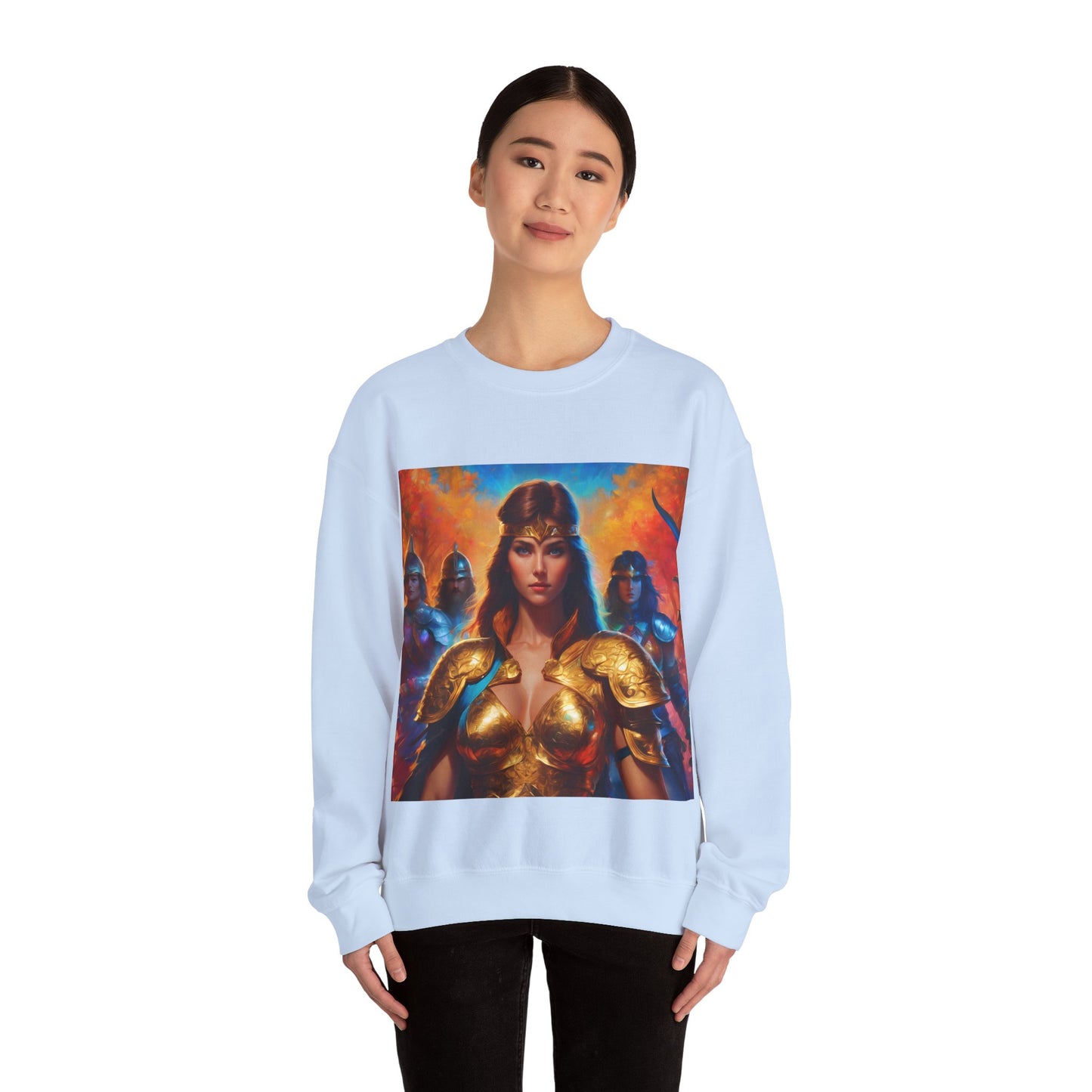 " Retro medical fantasy" Single Print Unisex Heavy Blend™ Crewneck Sweatshirt