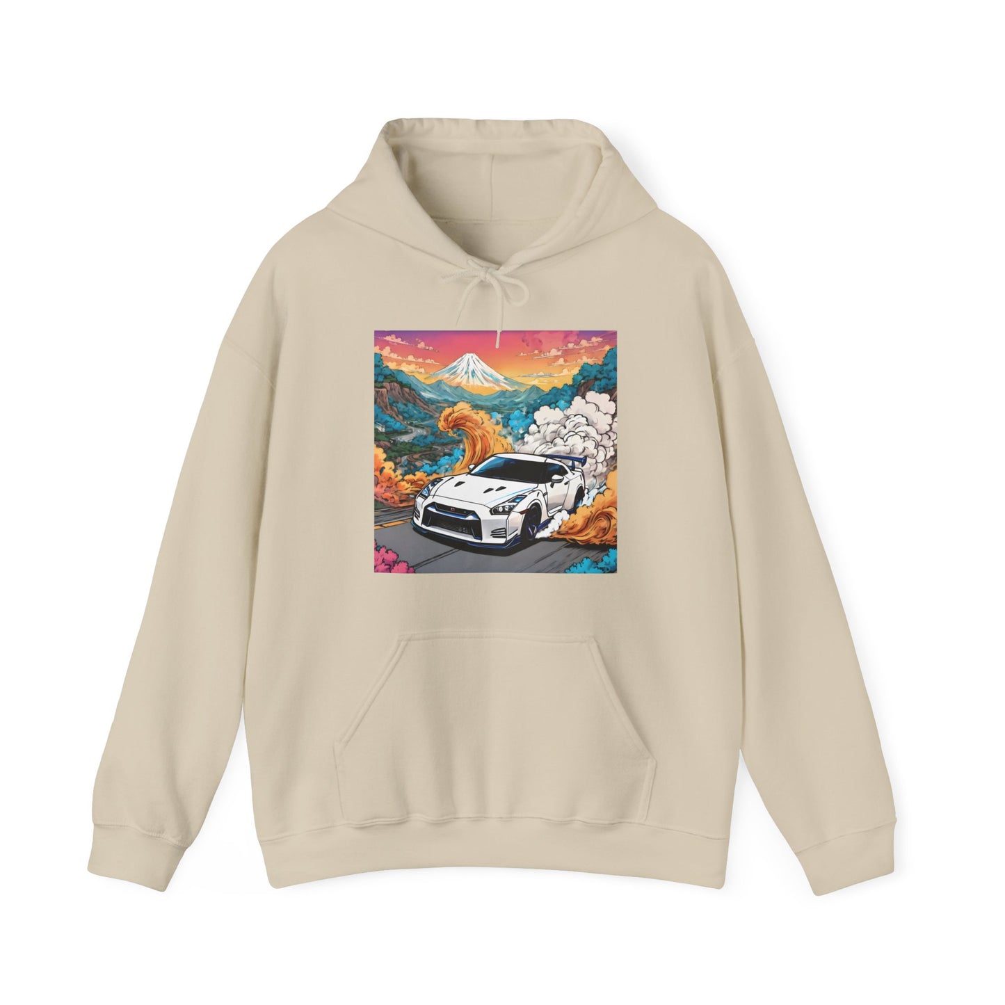 " Go, Go, Go Racing !!!!!!" Single Print Unisex Heavy Blend™ Hooded Sweatshirt