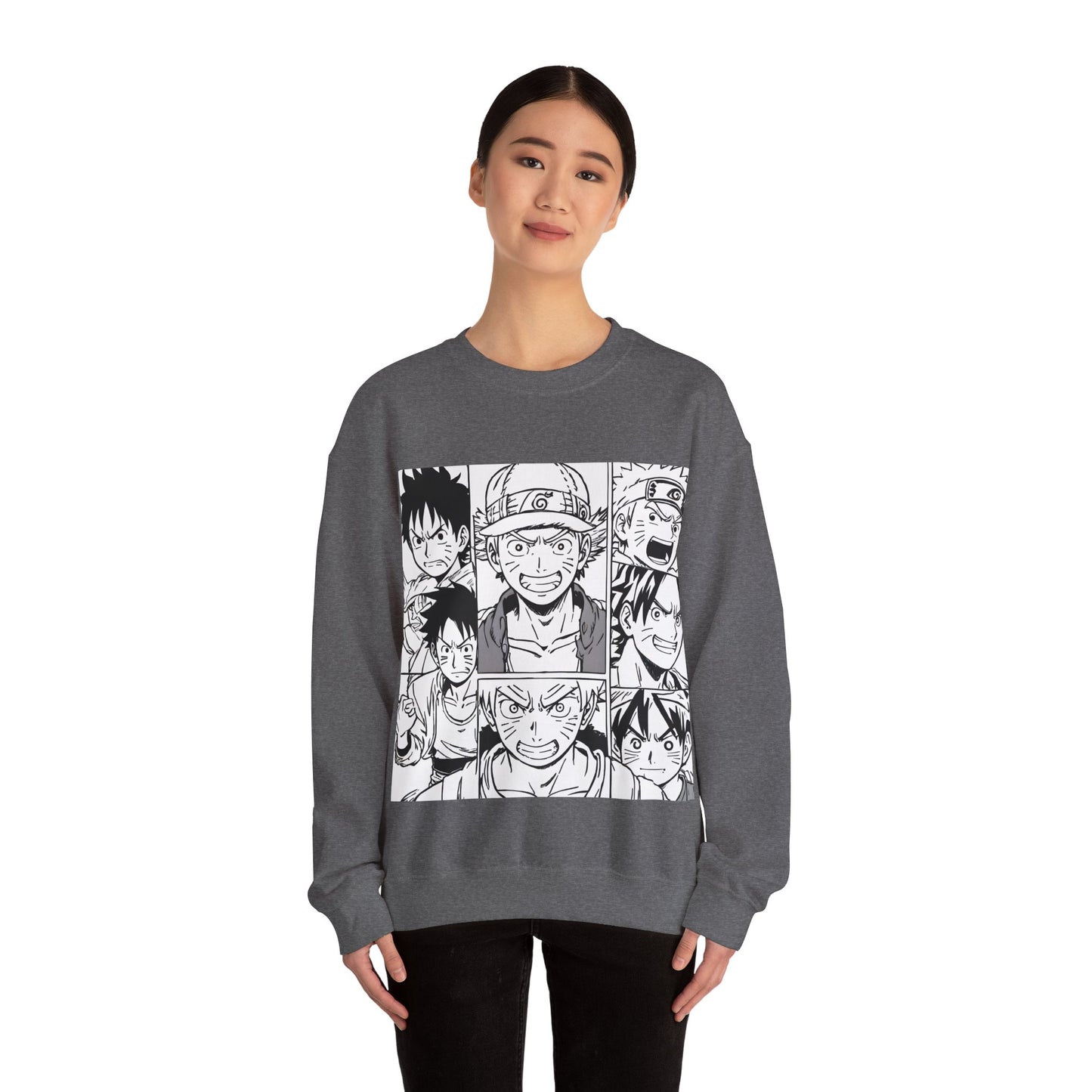 "Shonen Allstars" Single Print Unisex Heavy Blend™ Crewneck Sweatshirt