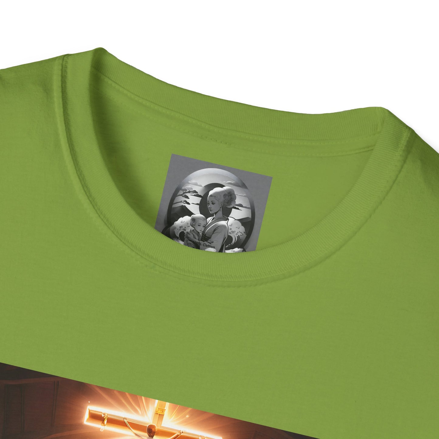 "In God we trust" Double Print Unisex Softstyle T-Shirt