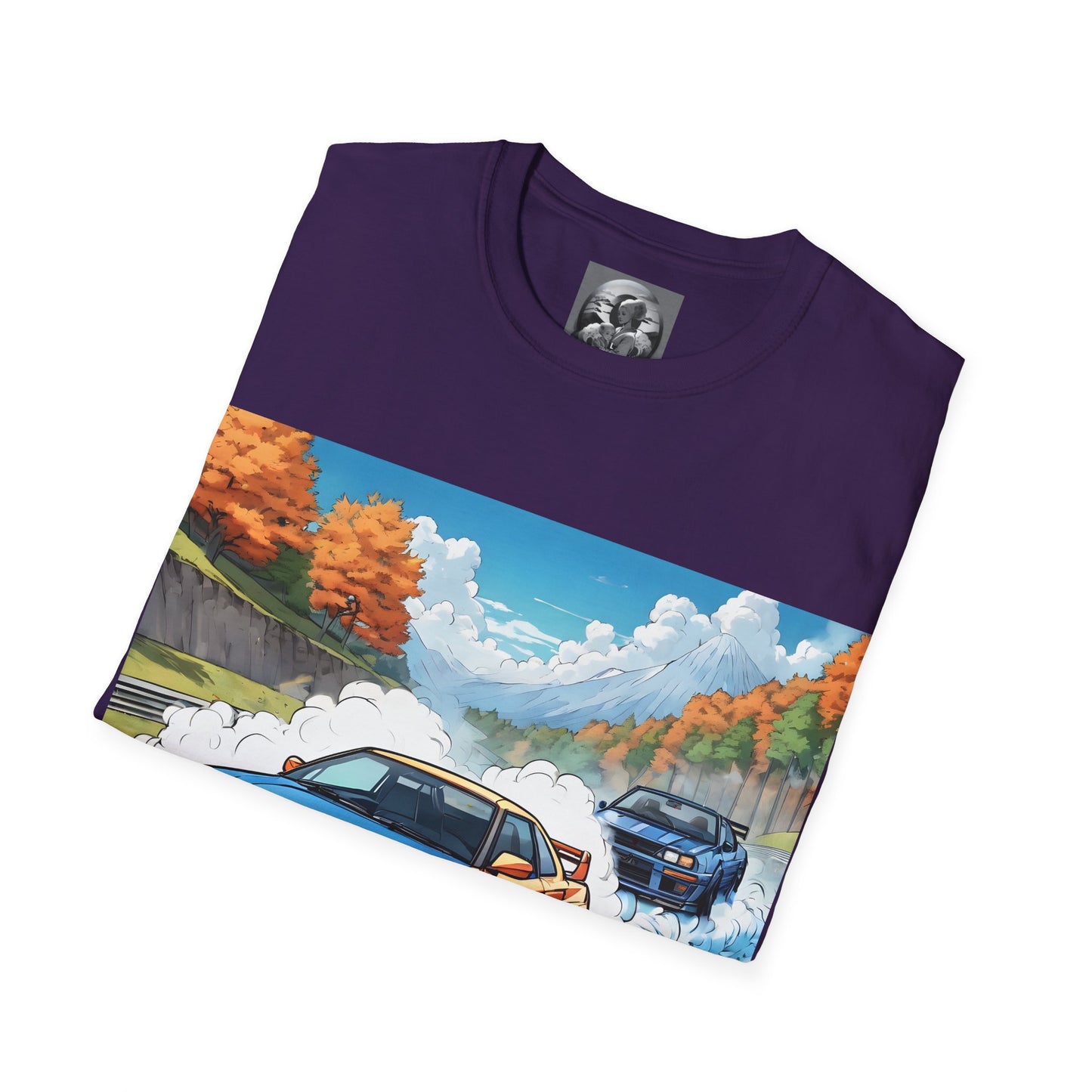 " Go, Go, Go Racing !!!!!!" Double Print Unisex Softstyle T-Shirt