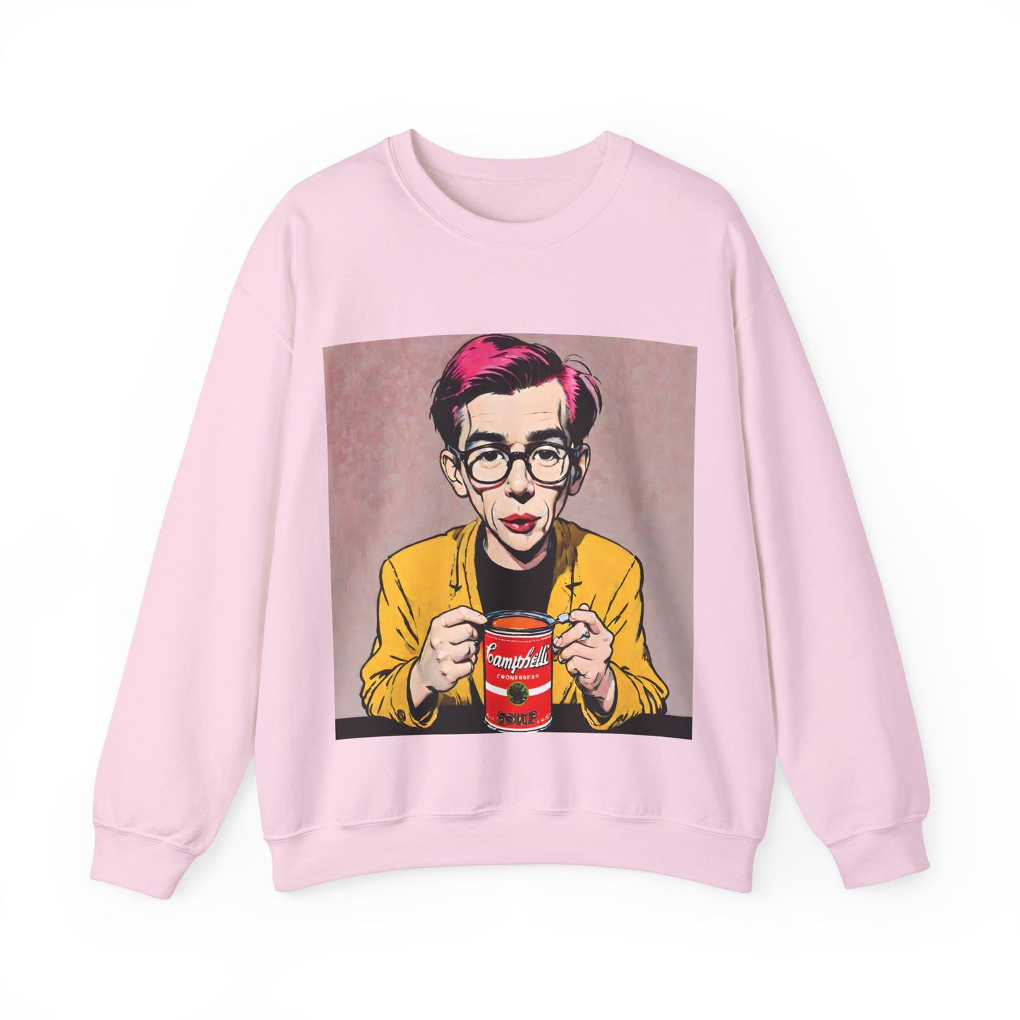 "Warhol: the abstract legend" Single Print Unisex Heavy Blend™ Crewneck Sweatshirt