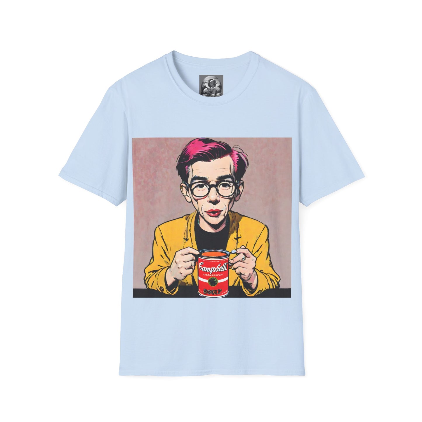 "Warhol: the abstract legend" Single Print Unisex Softstyle T-Shirt