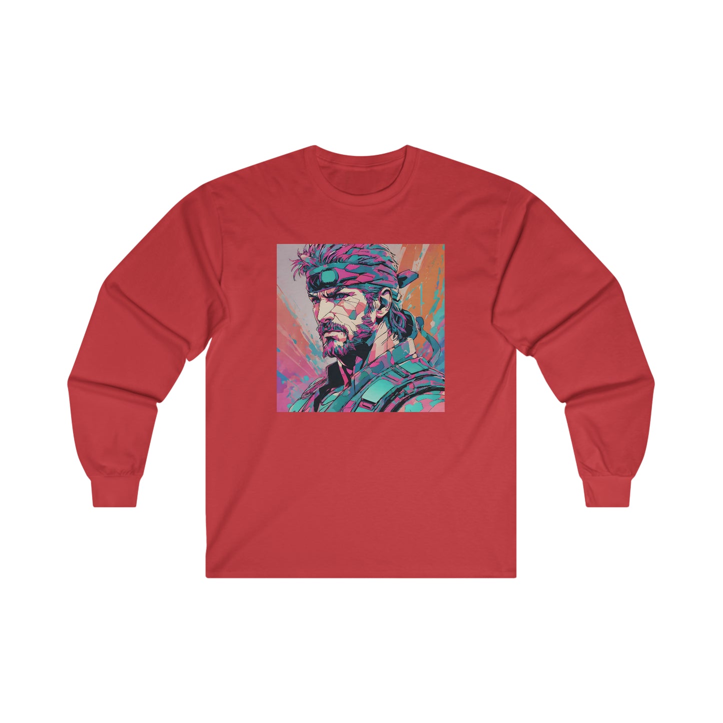 "Big Boss Snake " Single Print Ultra Cotton Long Sleeve Tee