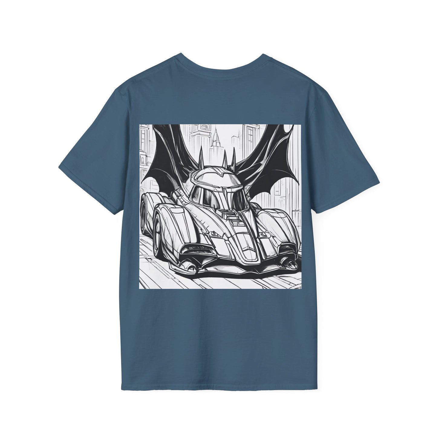"Automobiliá de Chiroptera" Double Print Unisex Softstyle T-Shirt