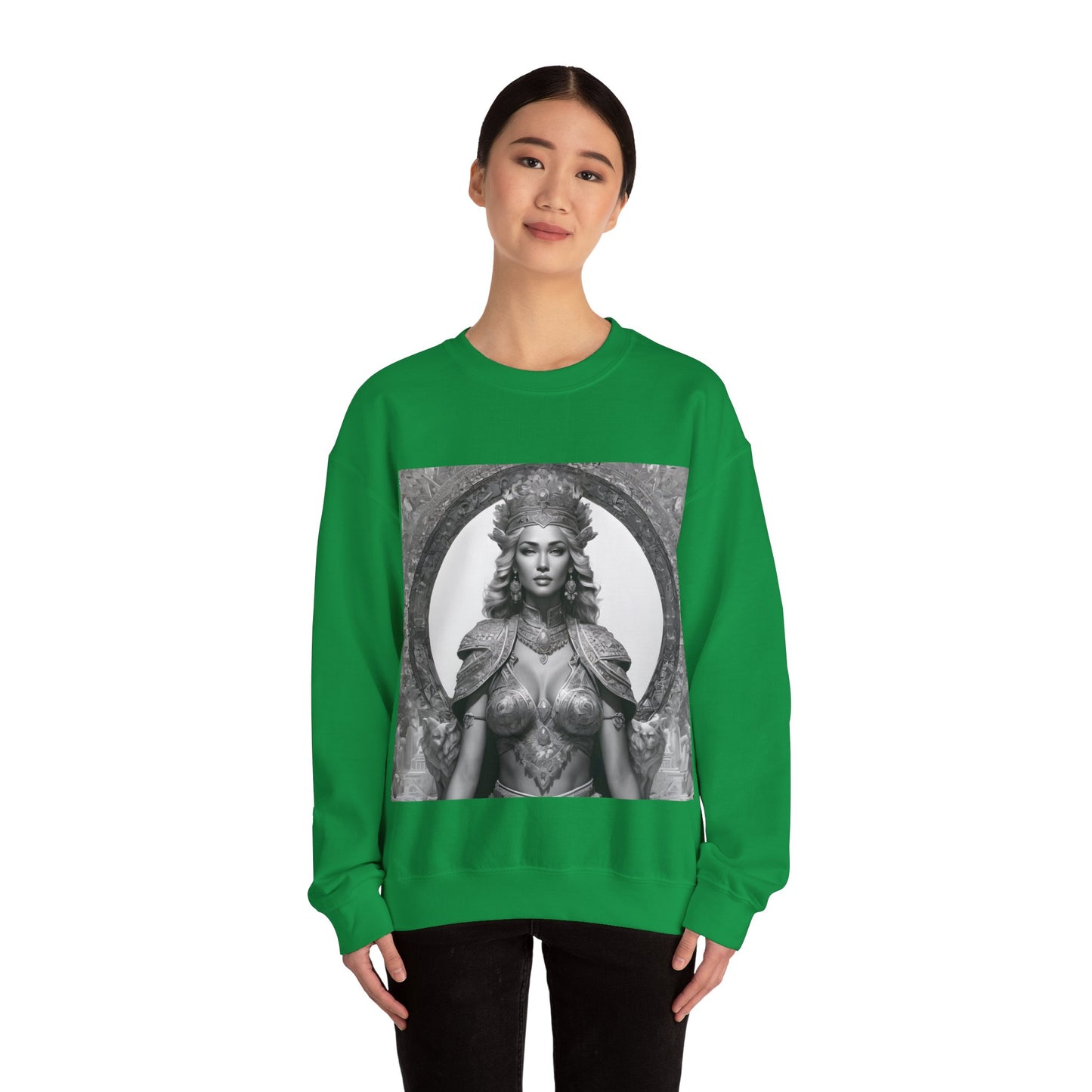 "Queen of Heritage" Unisex Heavy Blend™ Crewneck Sweatshirt