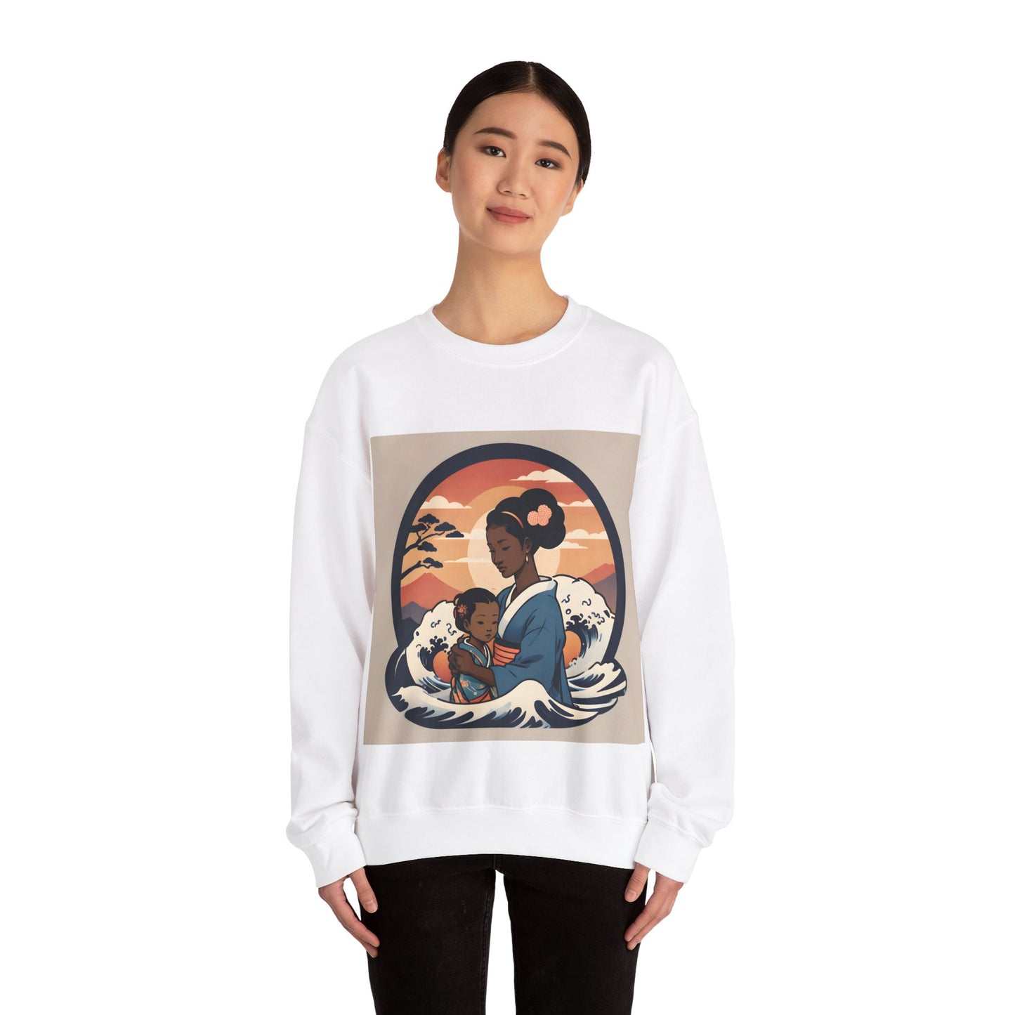 "Princess x Queen" Double Print Unisex Heavy Blend™ Crewneck Sweatshirt