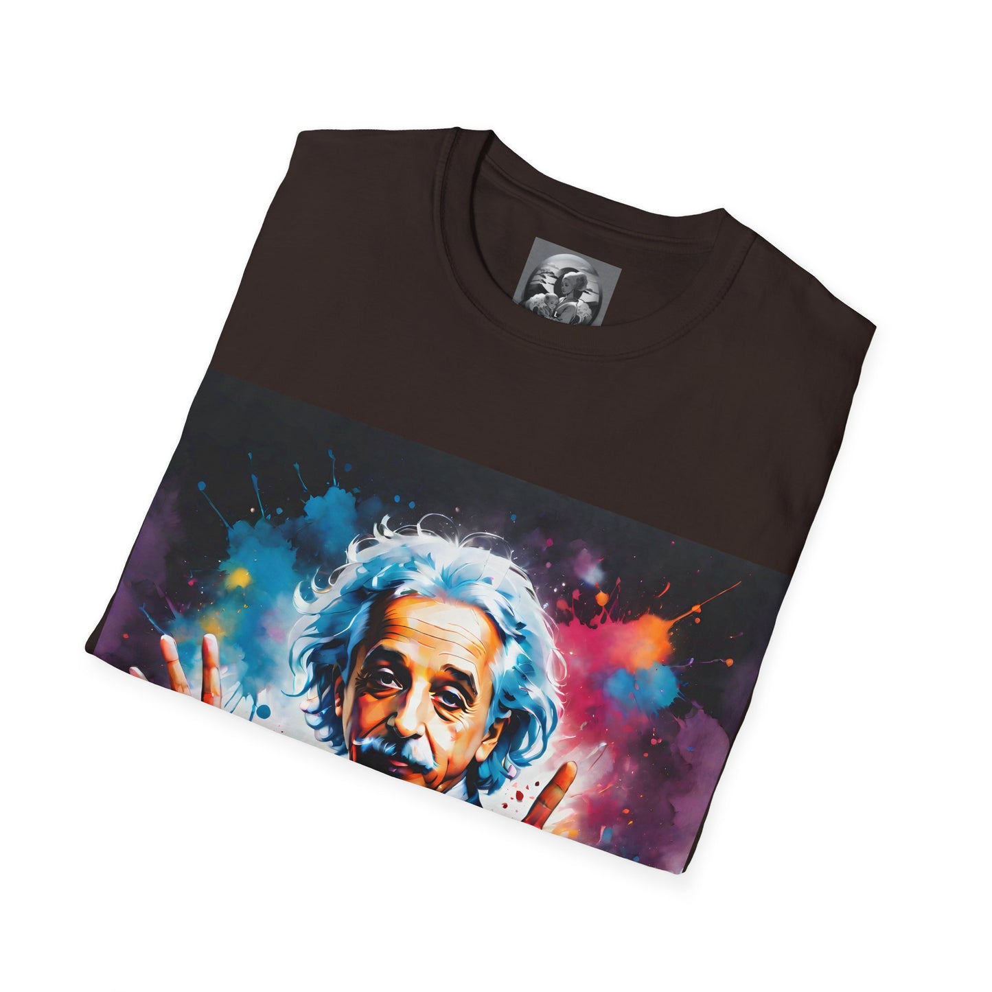 "Theory of everything" Single Print Unisex Softstyle T-Shirt