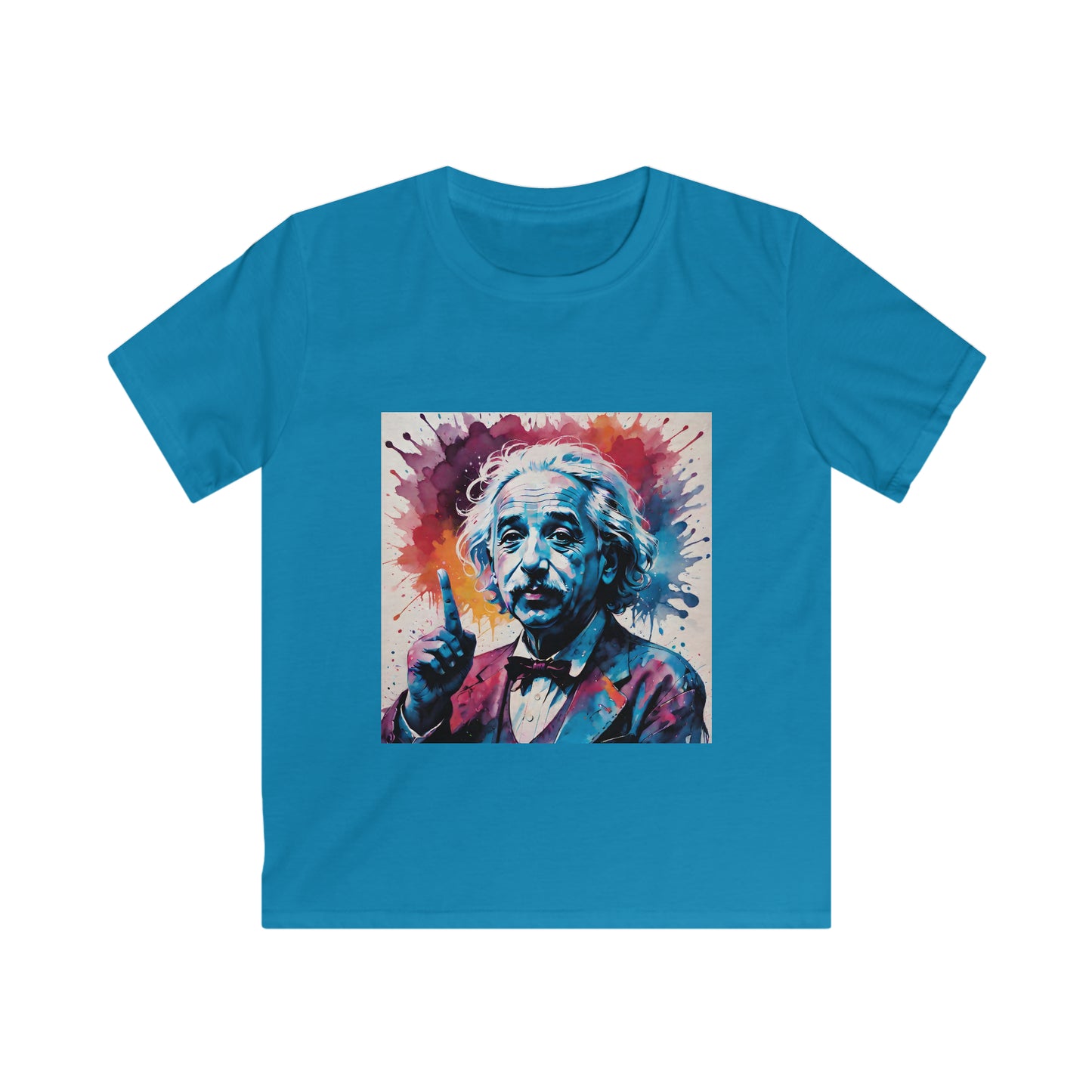 "The theory of everything" Single Print Kids Softstyle Tee