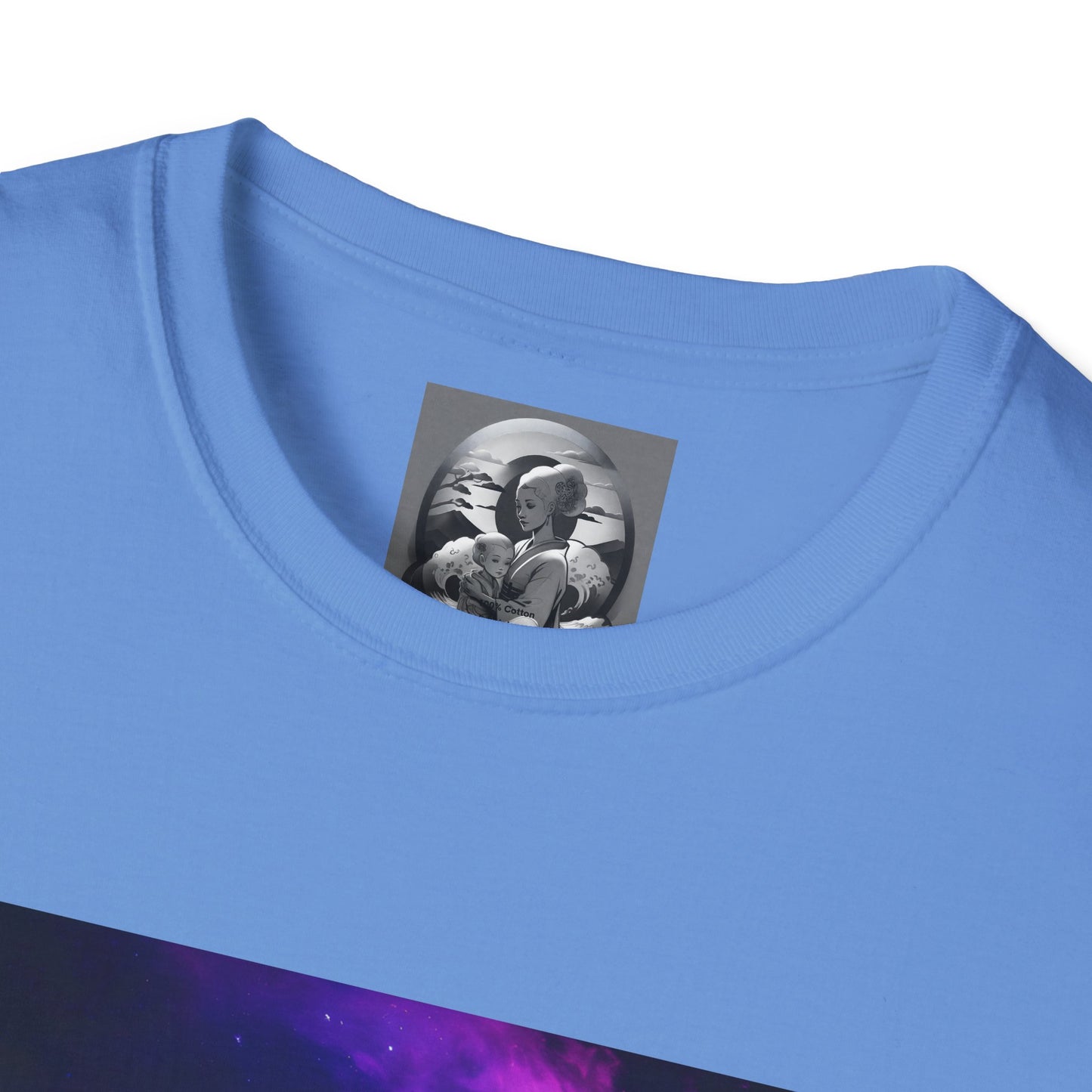 "Goodnight space cowboy" Single Print Unisex Softstyle T-Shirt