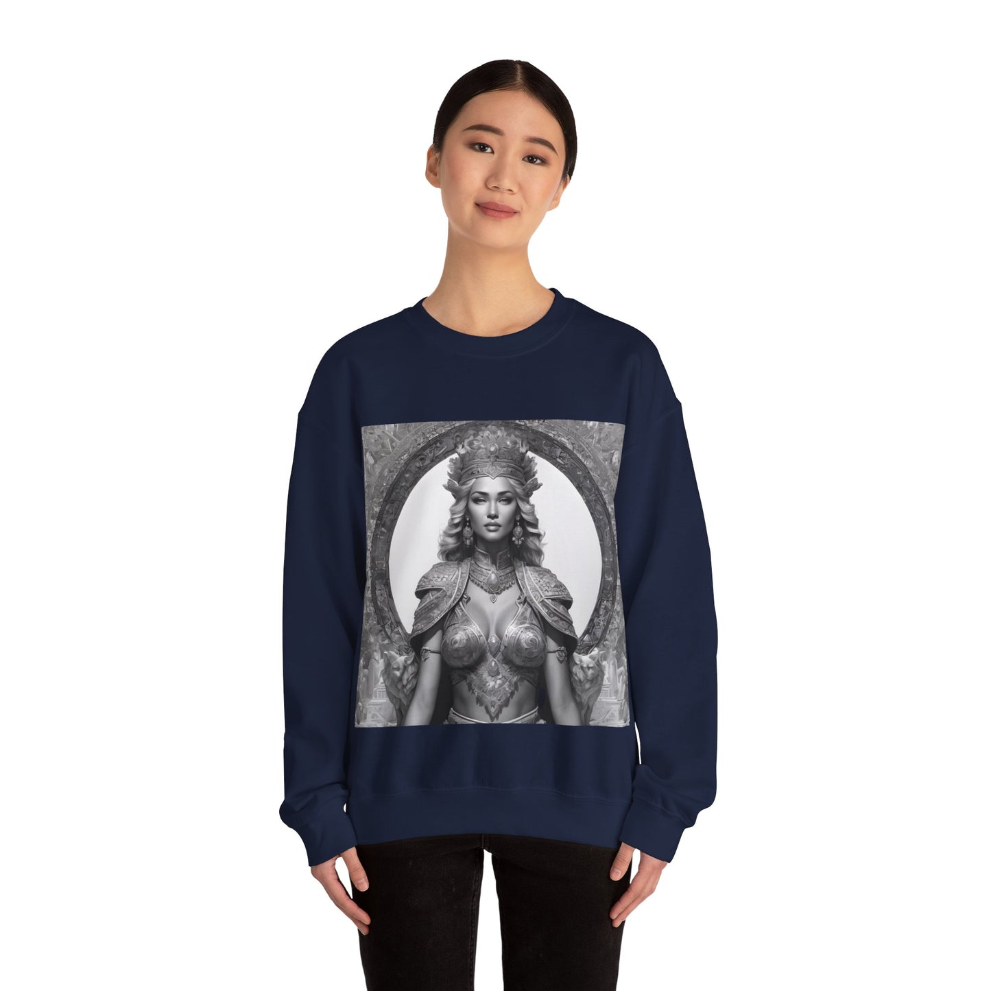 "Queen of Heritage" Unisex Heavy Blend™ Crewneck Sweatshirt