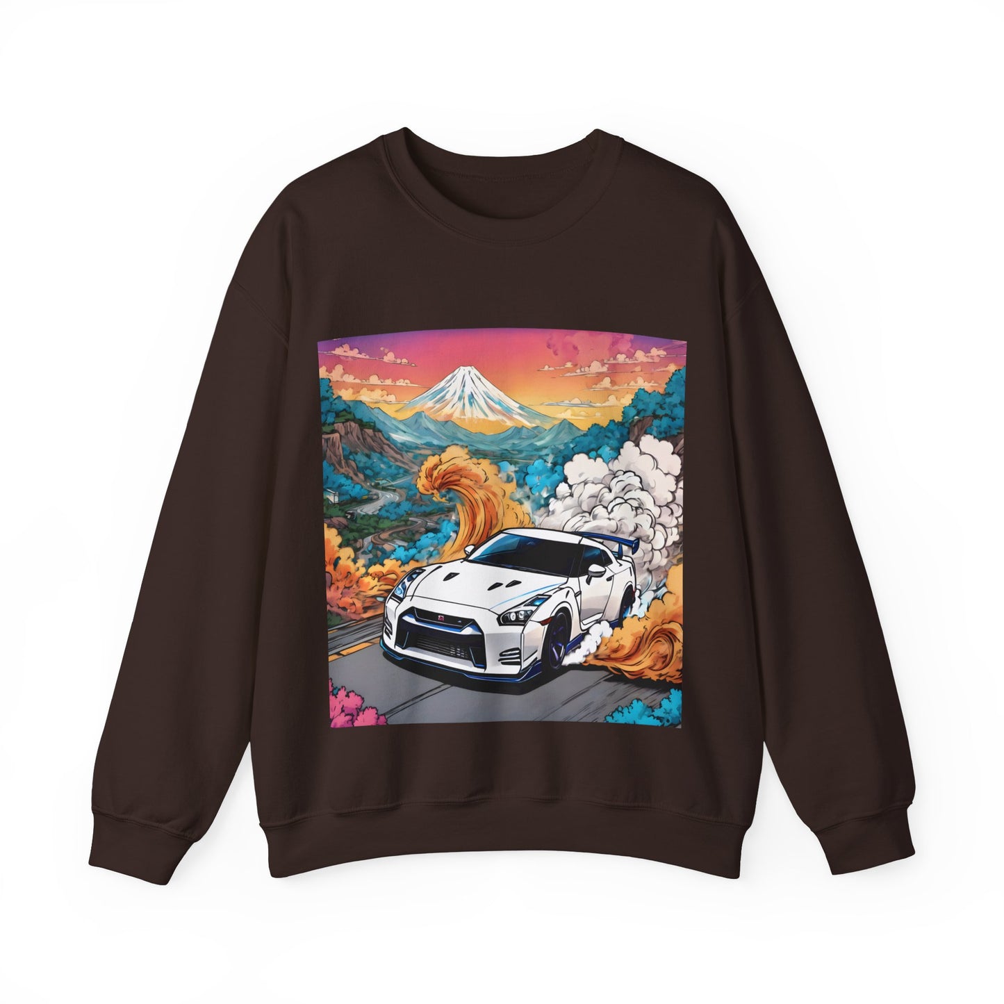 " Go, Go, Go Racing !!!!!!" Double Print Unisex Heavy Blend™ Crewneck Sweatshirt