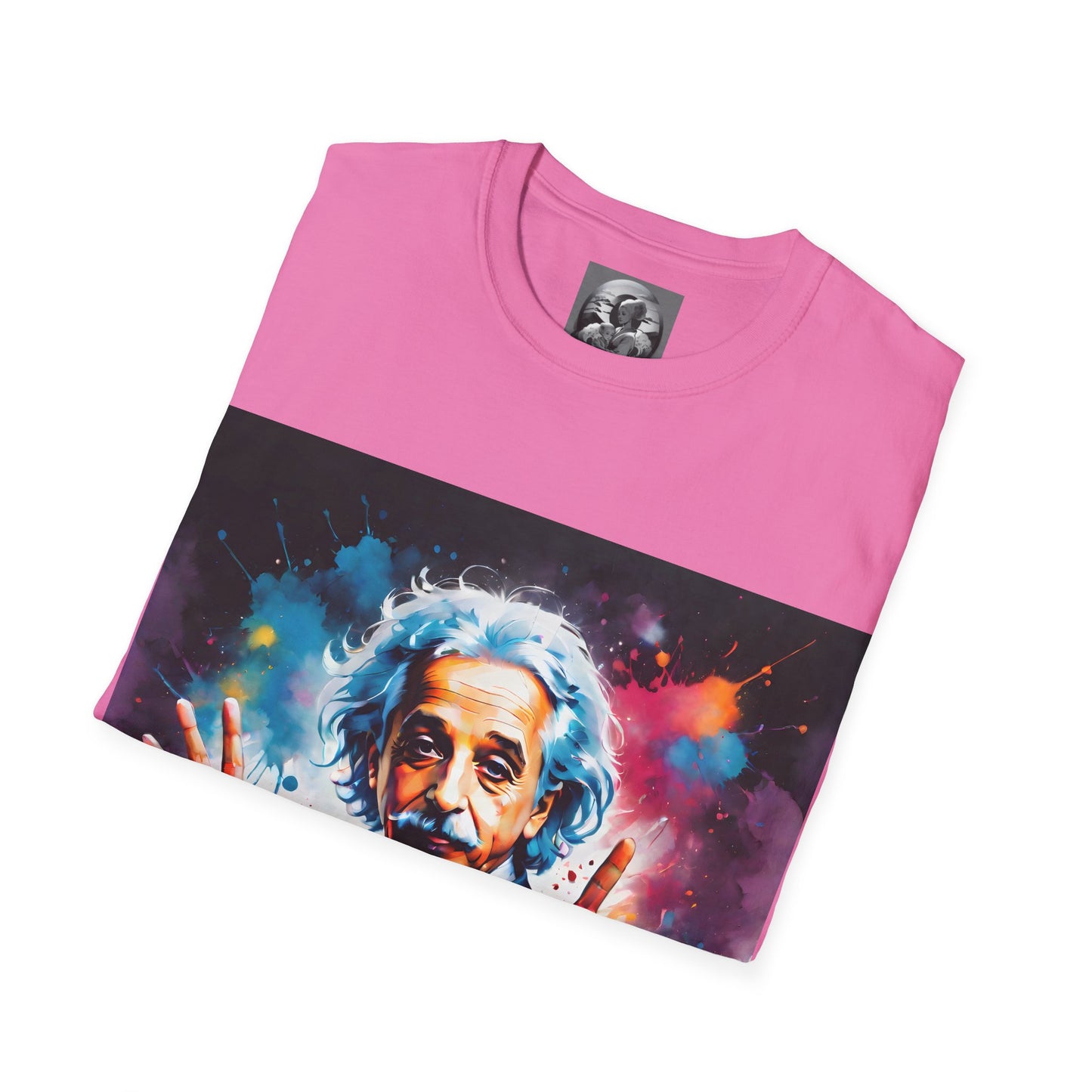 "Theory of everything" Single Print Unisex Softstyle T-Shirt