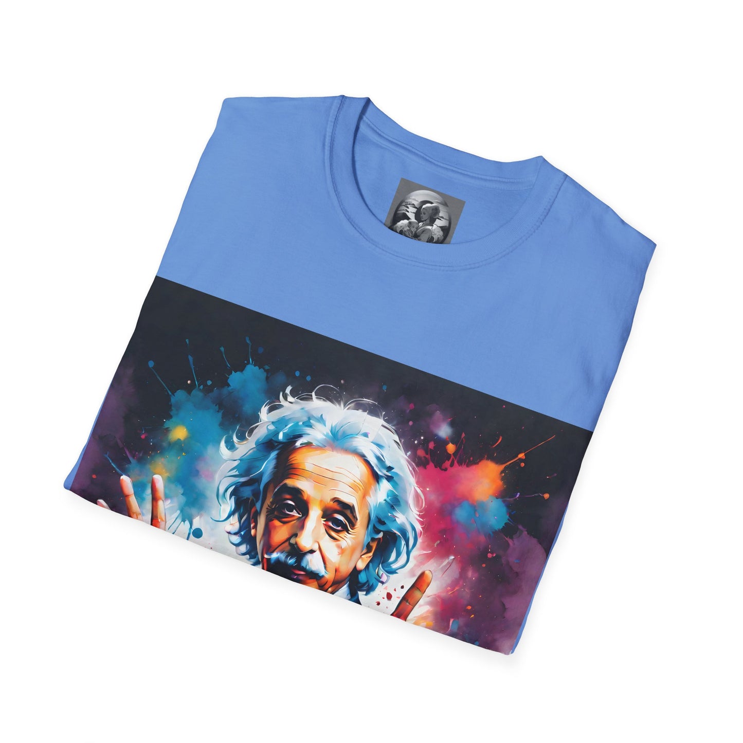 "Theory of everything" Single Print Unisex Softstyle T-Shirt