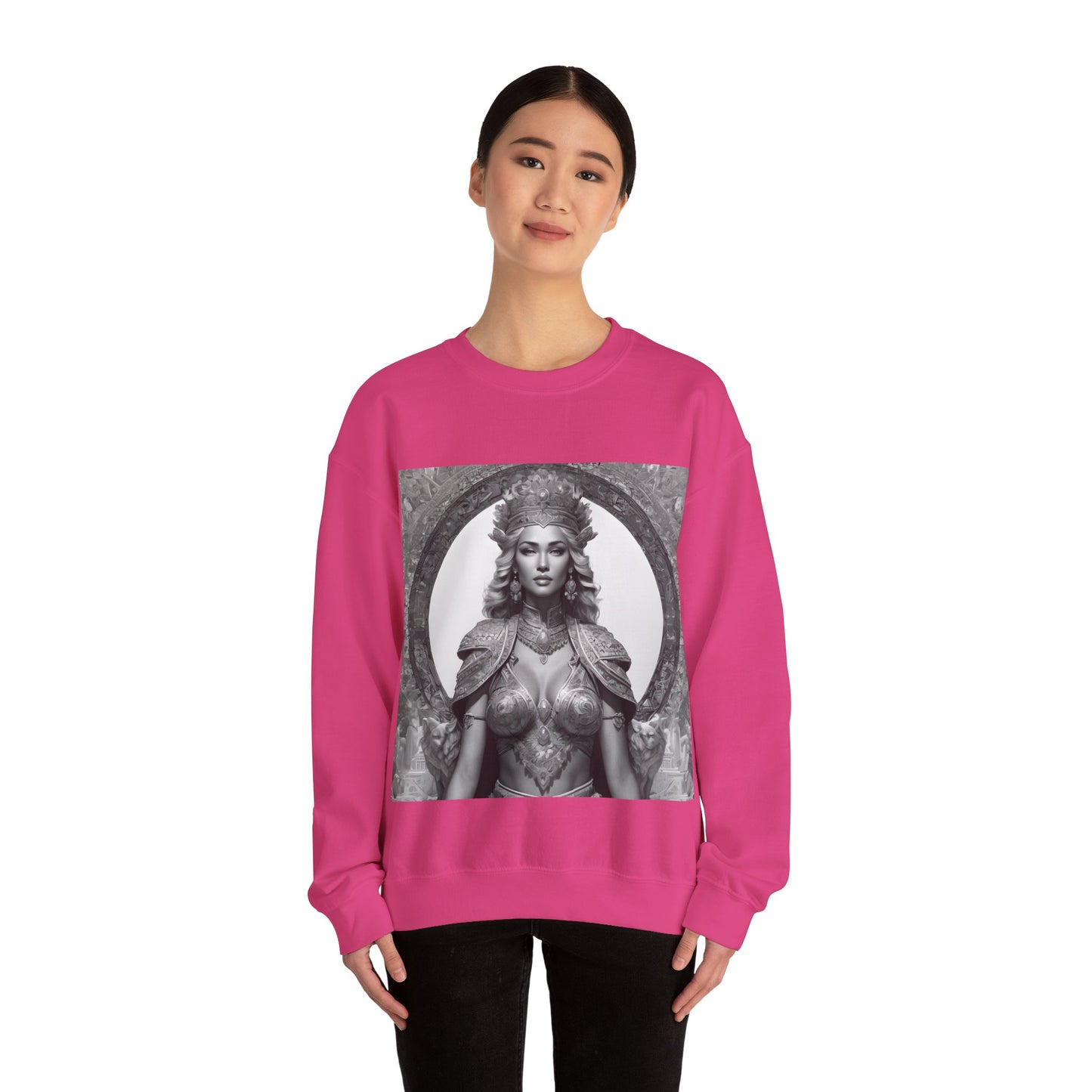 "Queen of Heritage" Unisex Heavy Blend™ Crewneck Sweatshirt