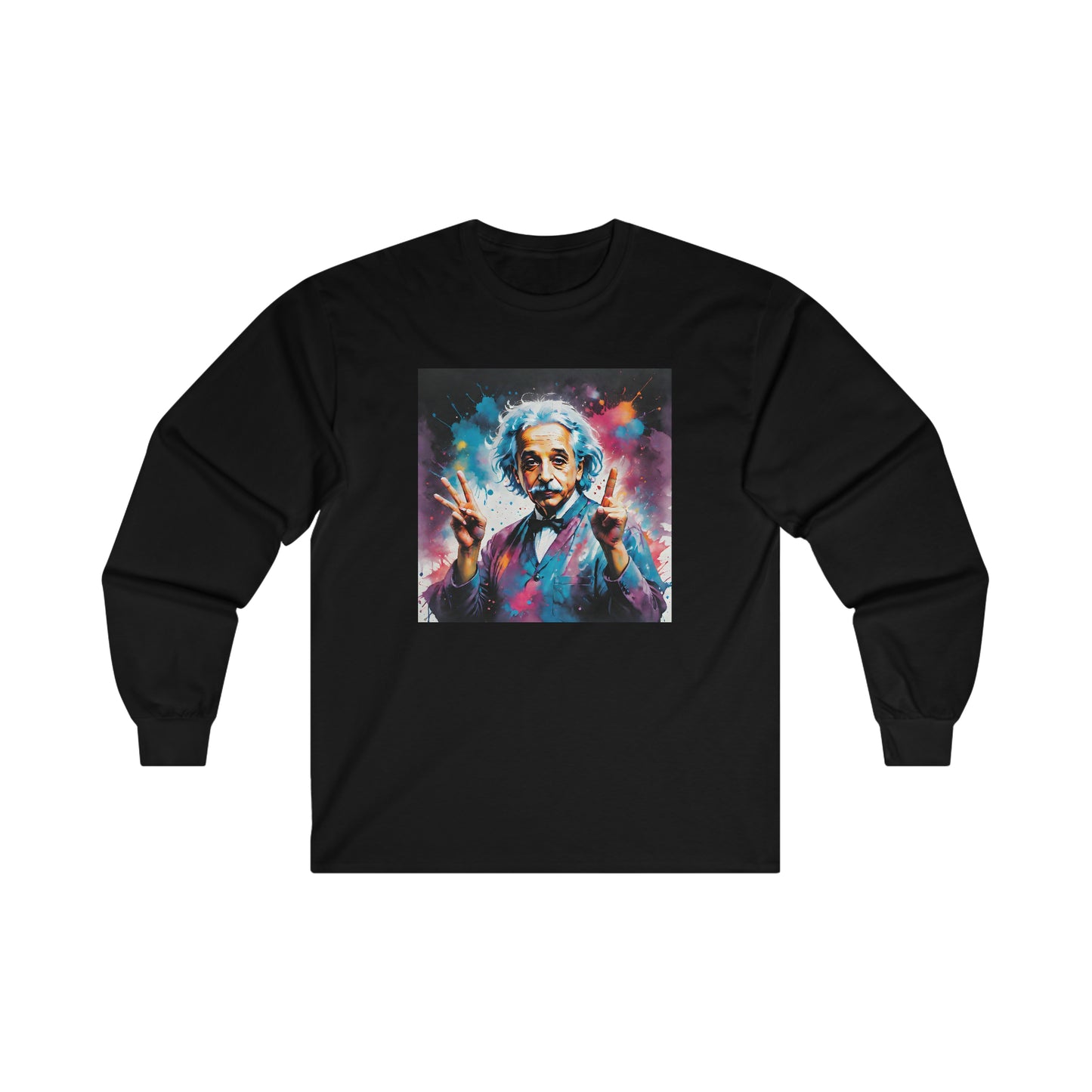 "The theory of everything" Single Print Ultra Cotton Long Sleeve Tee