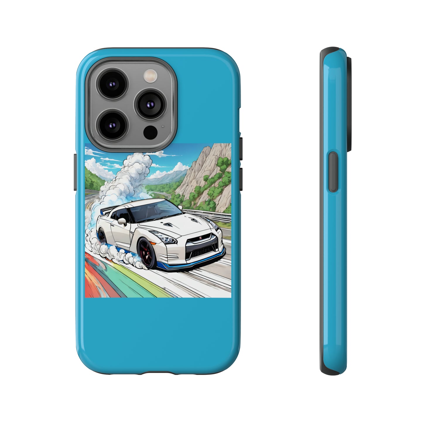 " Go, Go, Go Racing !!!!!!" Single Print Tough Cases